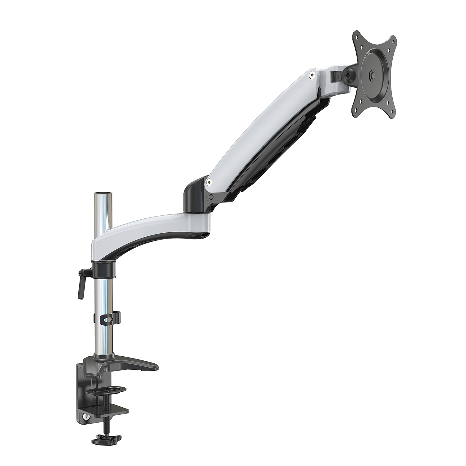 Height Adjustable Single Monitor Arm with 360° Rotation – V-MOUNTS VM-DS112D