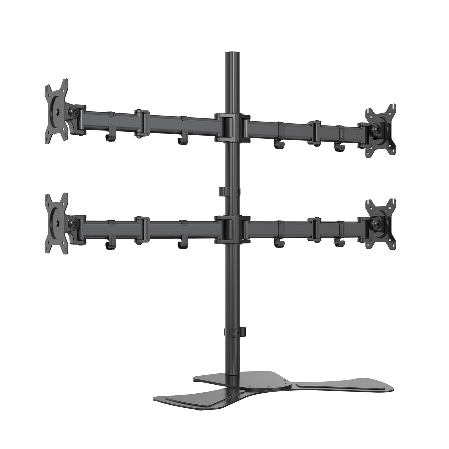 Heavy Duty Freestanding Monitor Arms for 4 Screens V-MOUNTS VM-D31S