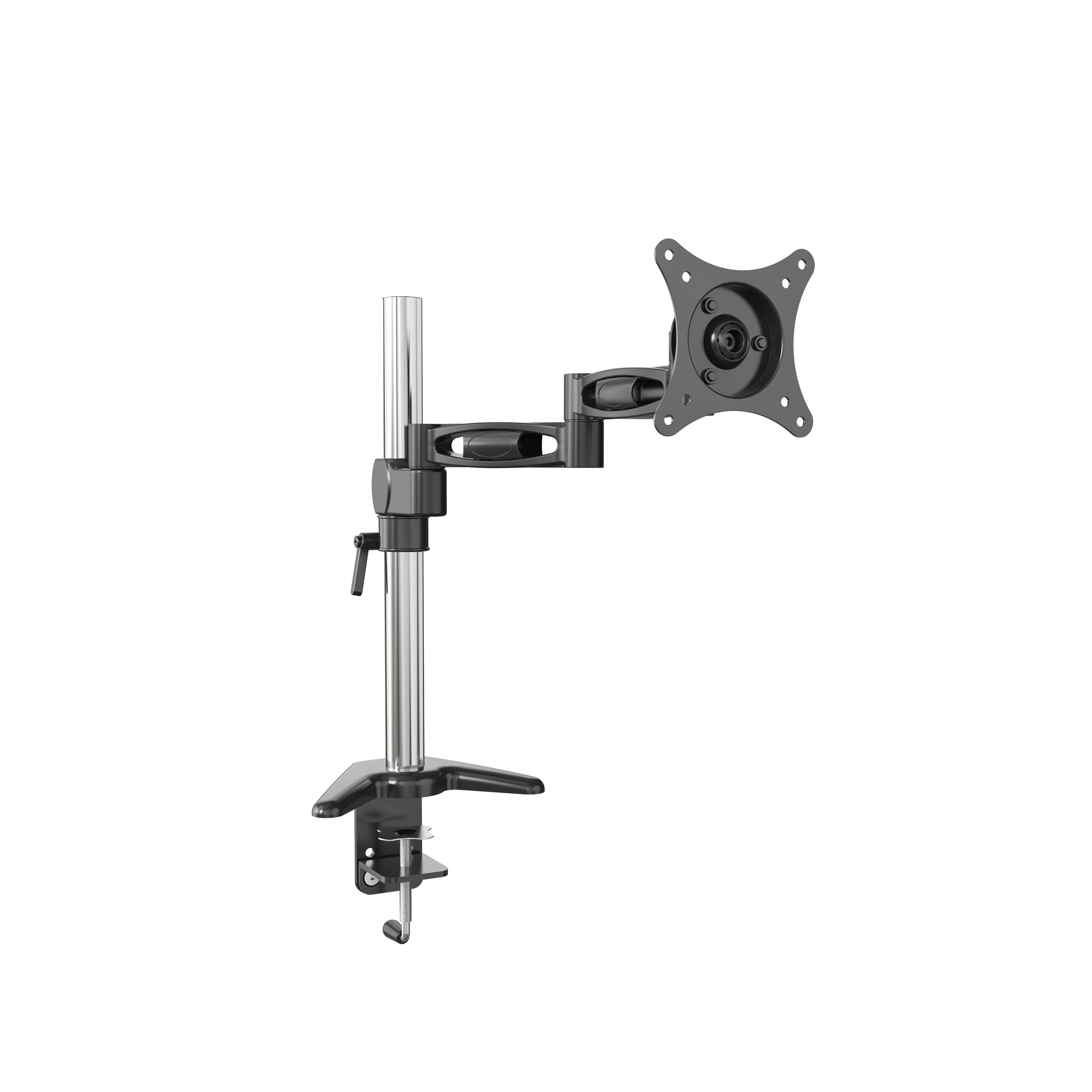 Adjustable Metal Monitor Arm with C-Clamp for Home & Office – V-MOUNTS VM-D22