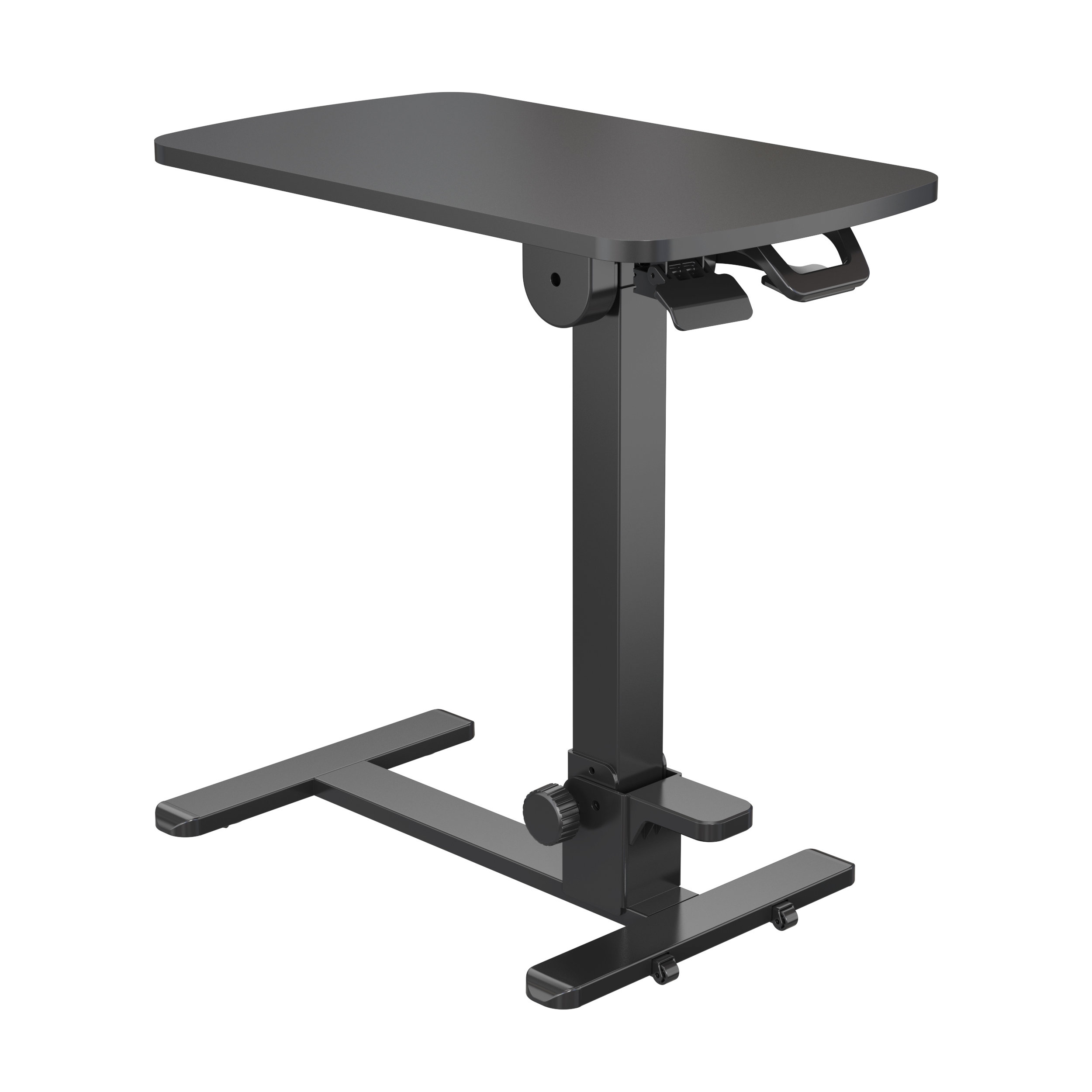 Foldable Adjusdesk Laptop Desk with Tildesk Top & Ultra-Thin Base – V-MOUNTS VM-FA107