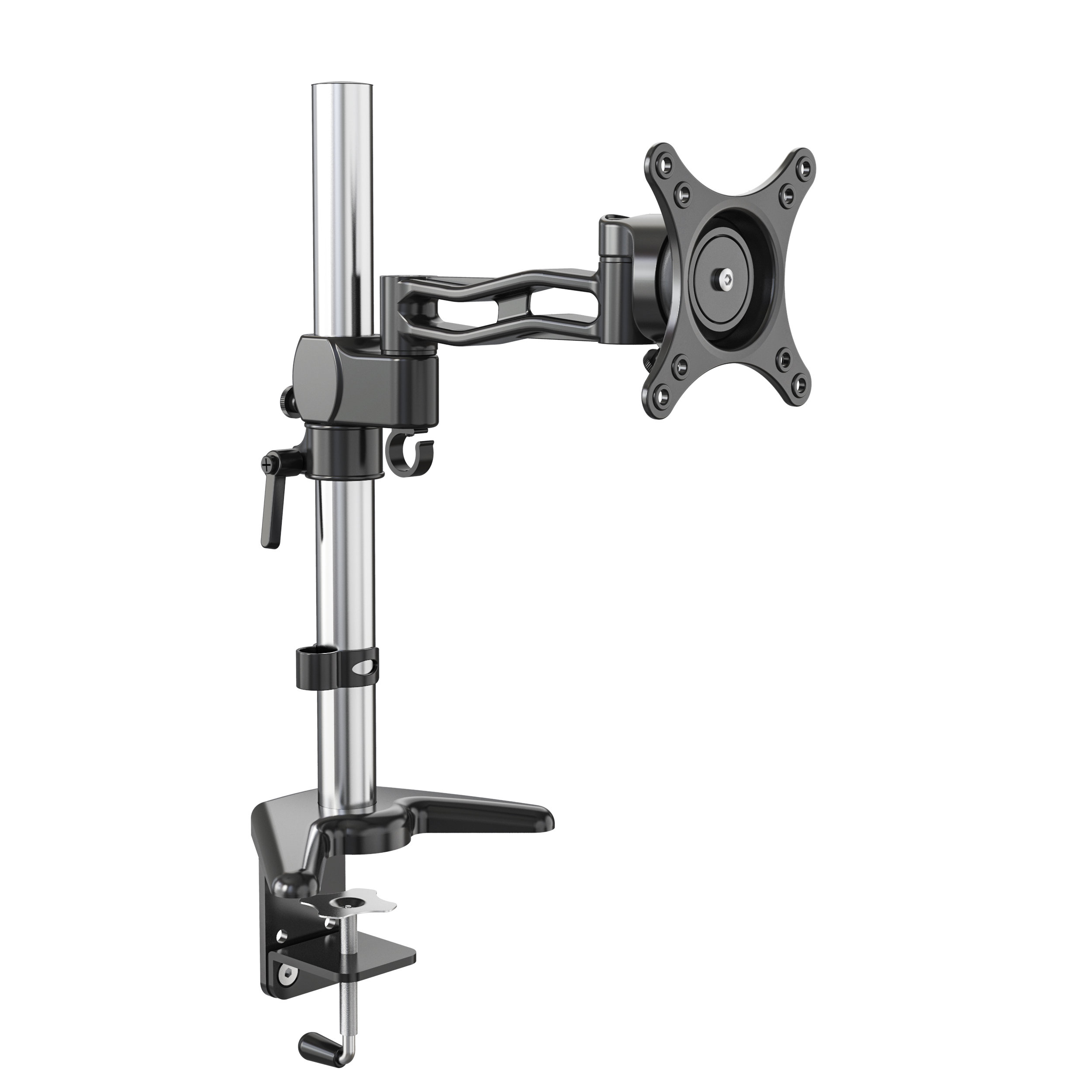 Full Motion Rotation Monitor Desk Mount for 13-27