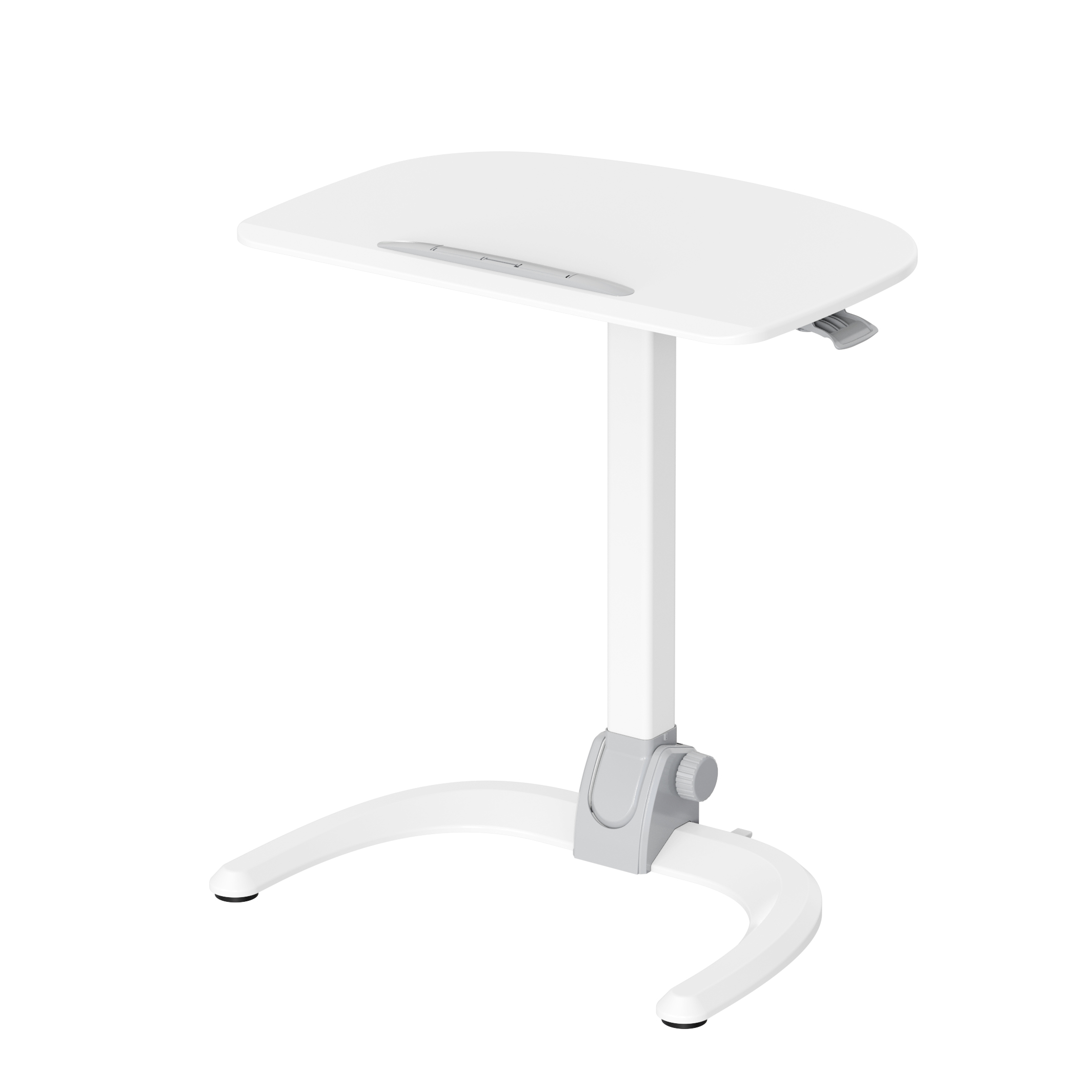 Lockable Gas Spring Height Adjusdesk Laptop Desk with U-Shaped Base & Anti-Slip Backrest – V-MOUNTS VM-FA112