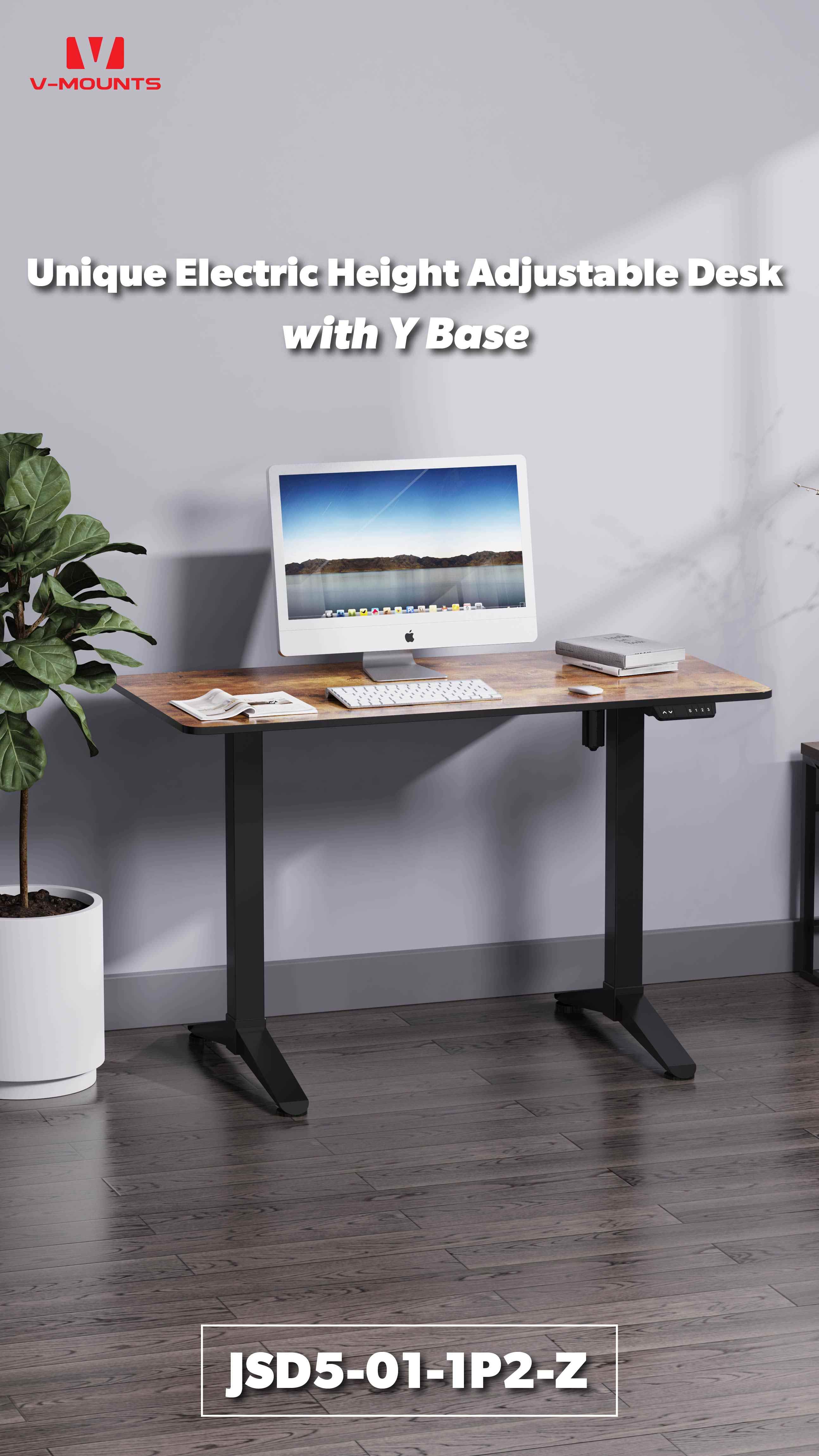 V-MOUNTS Electric Sit to Stand Desks JSD5-01-1P2-Z
