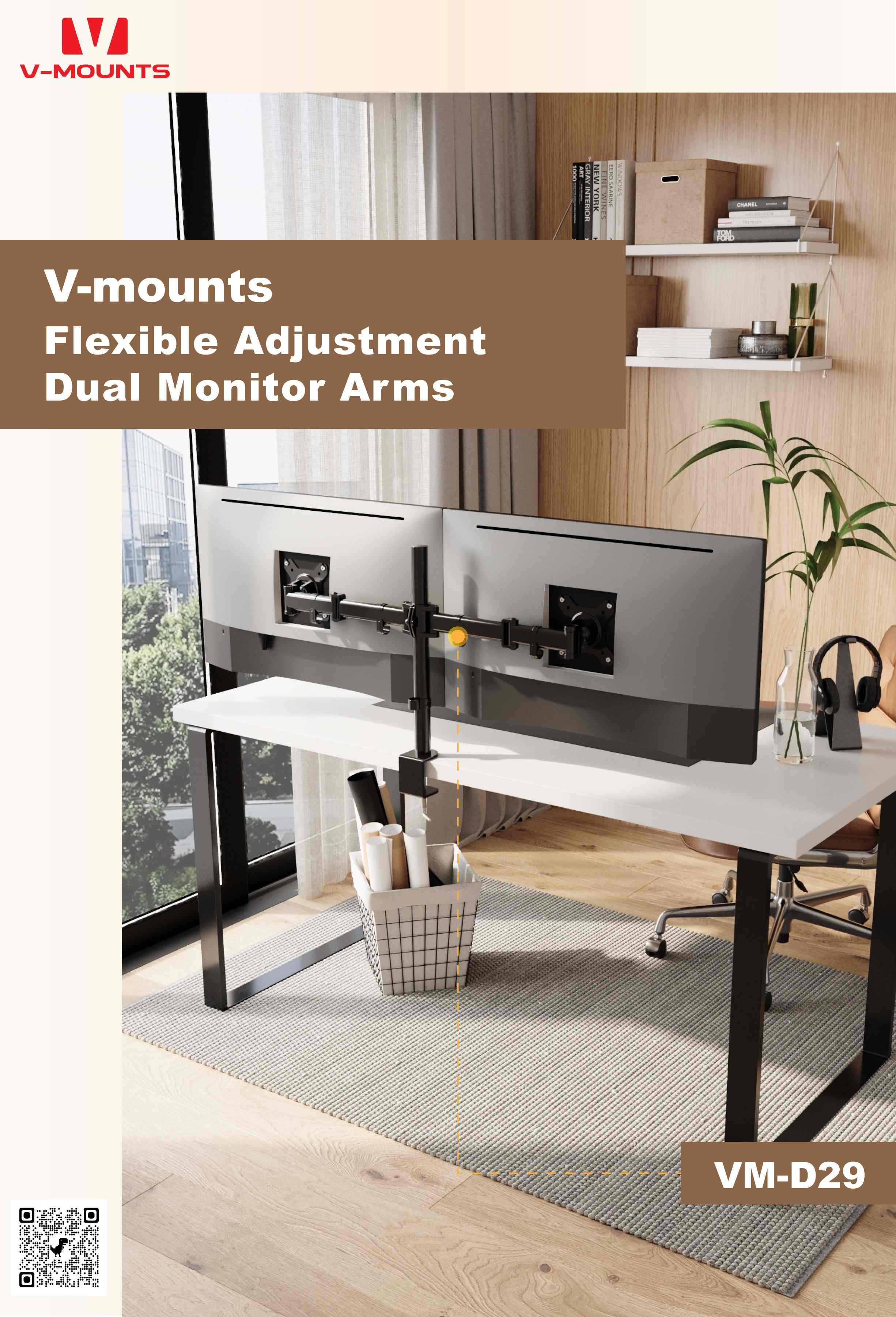 V-MOUNTS Articulating Monitor Arms D29