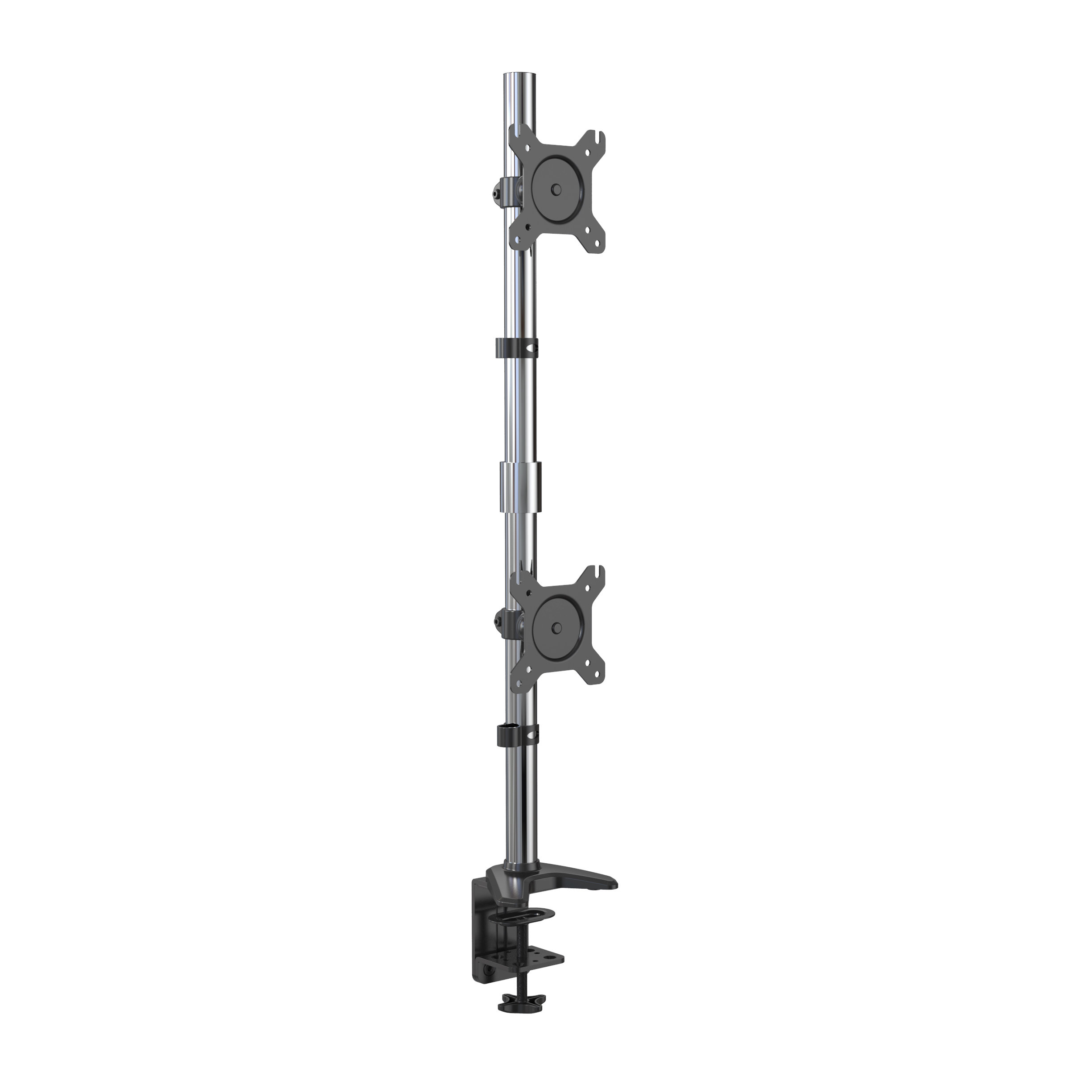 Vertical Rotatable Dual Monitor Stand with Aluminum Alloy Arms V-MOUNTS VM-D40