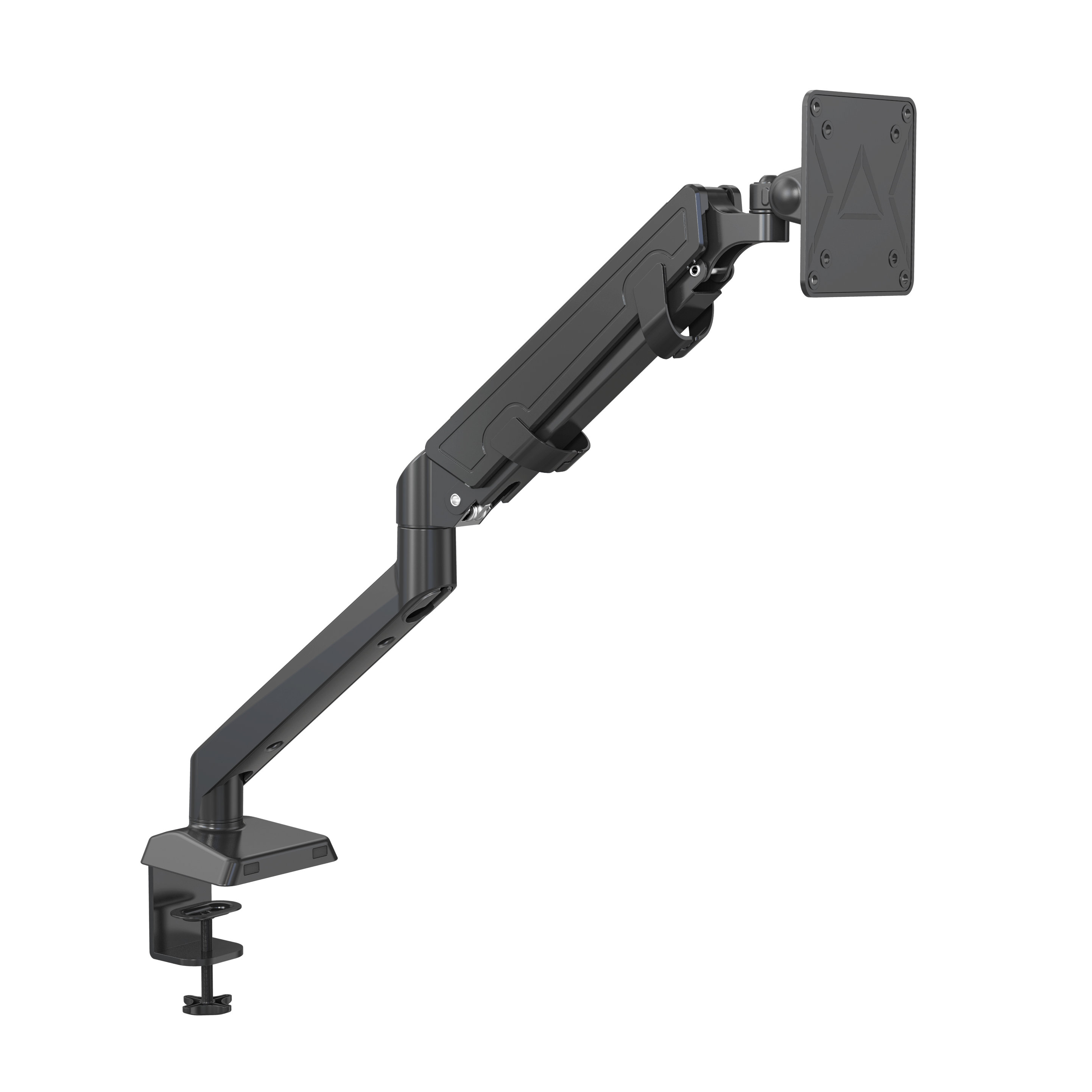 Aluminum Alloy Gas Spring Monitor Mount with Quick Panel Plug for 32