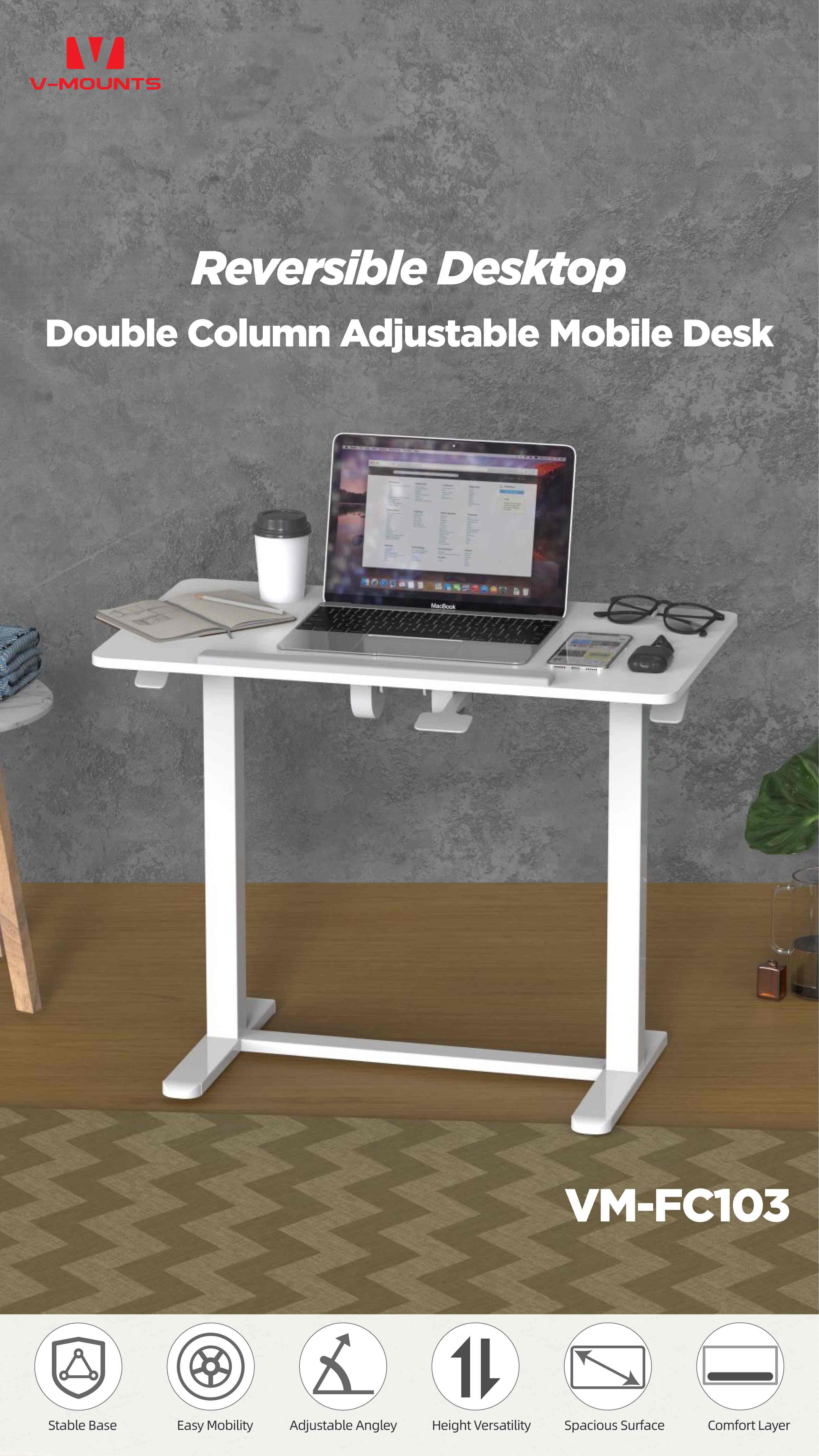 V-MOUNTS Mobile Laptop Desks FC103