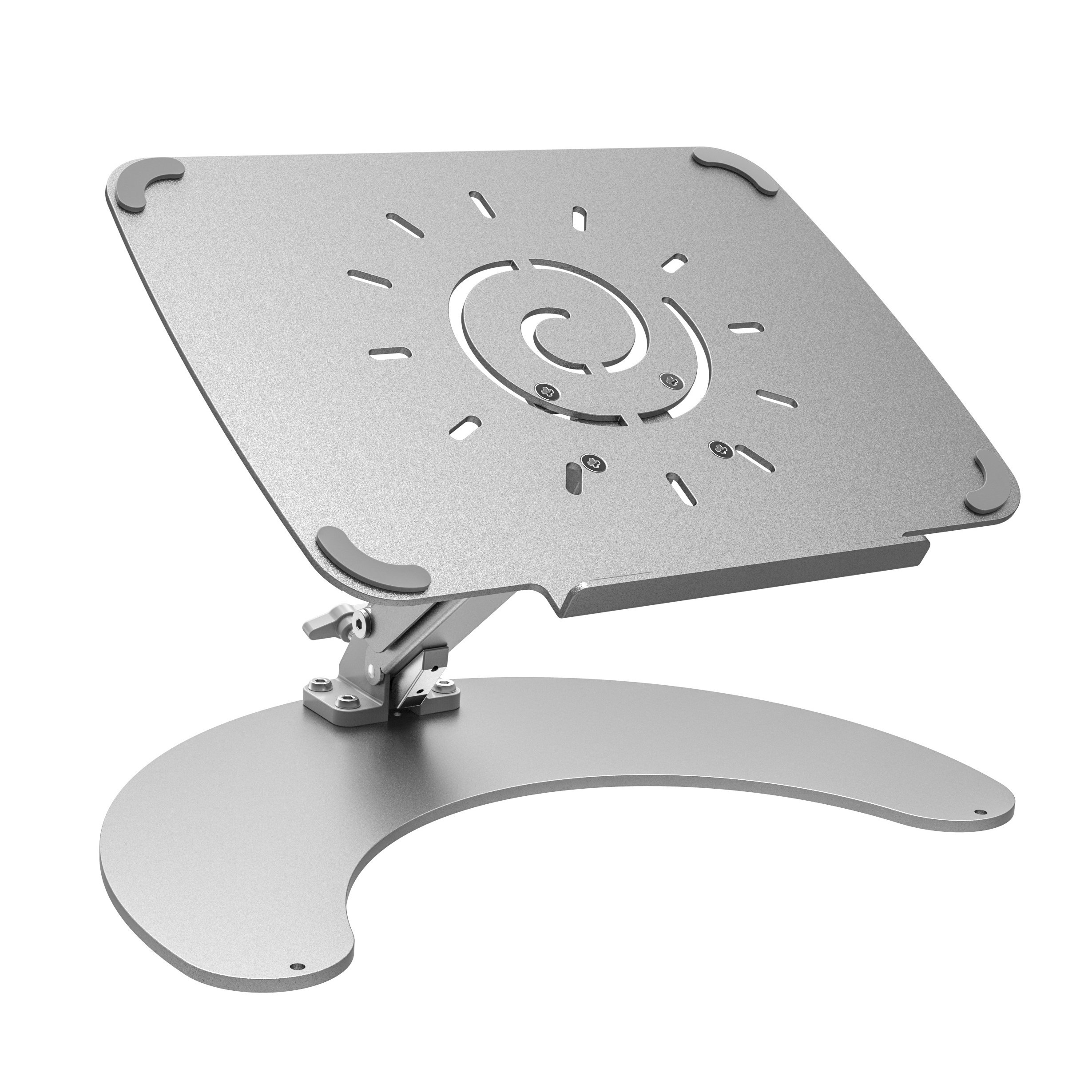Aluminum Laptop Stand with Manual Adjustment & Cooling Holes – V-MOUNTS VM-LHA5