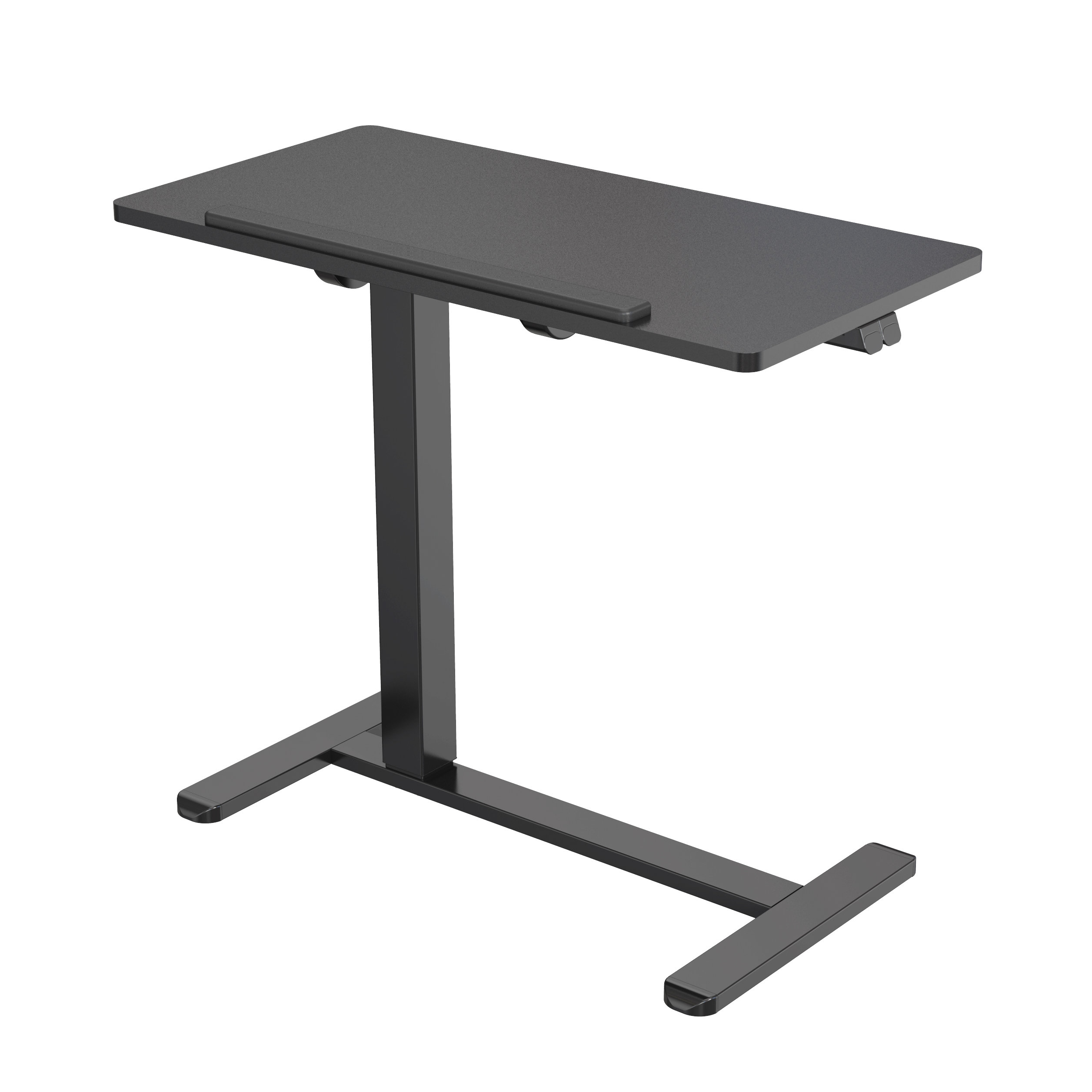 Battery-Powered Electric Laptop Desk with Anti-Tip Design, Front Wrist Rest & Reversible Desktop – V-MOUNTS VM-FB102
