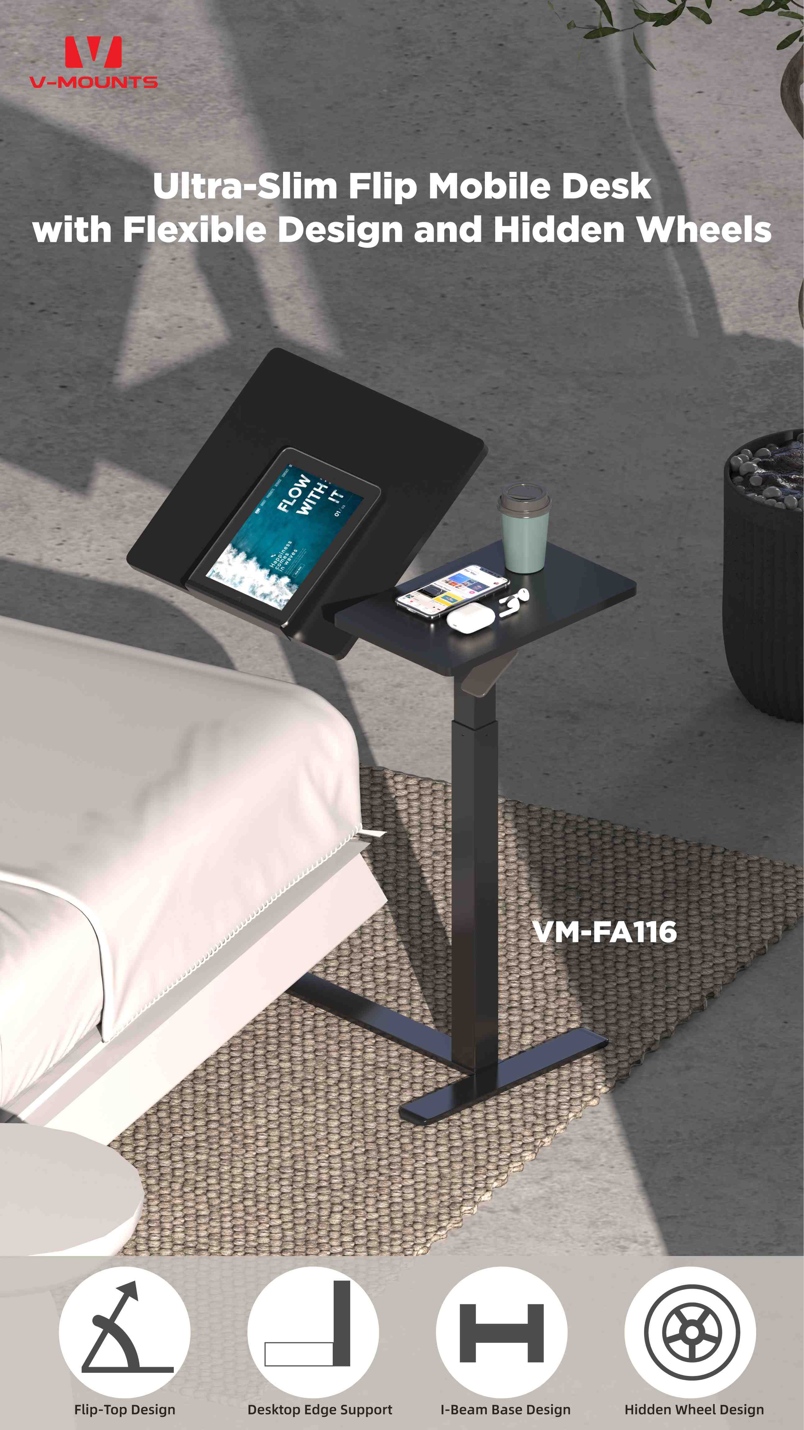 V-MOUNTS Mobile Laptop Desks FA116
