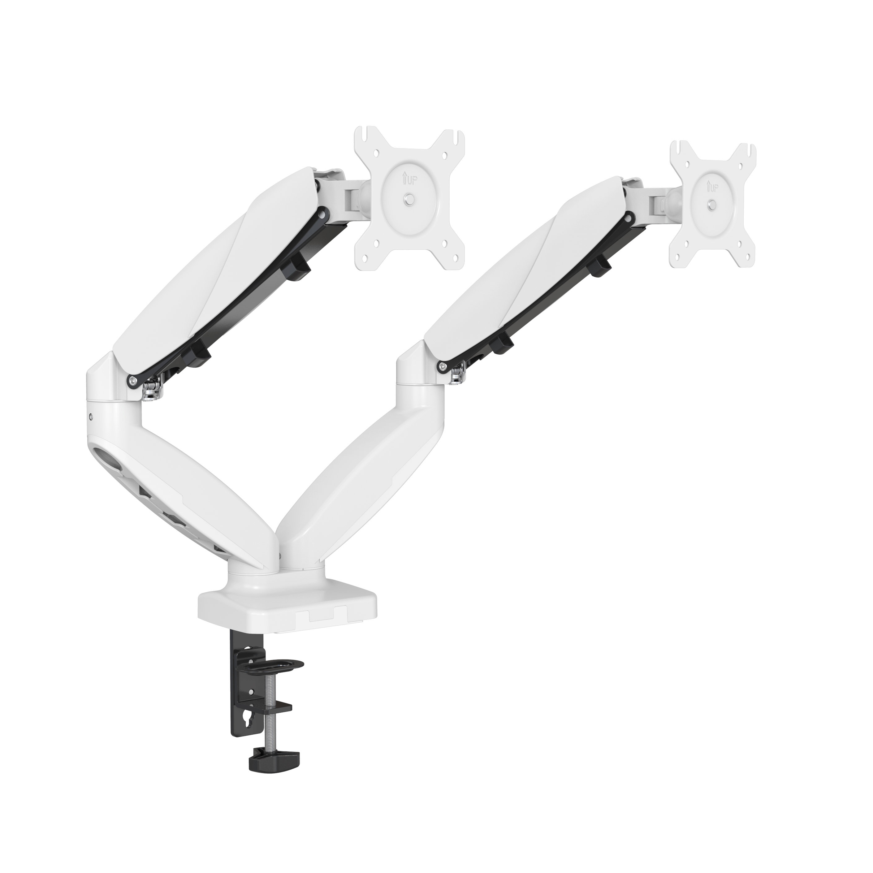 Dual Monitor Gas Spring Desktop Mount with Integrated Cable Management V-MOUNTS VM-GC42