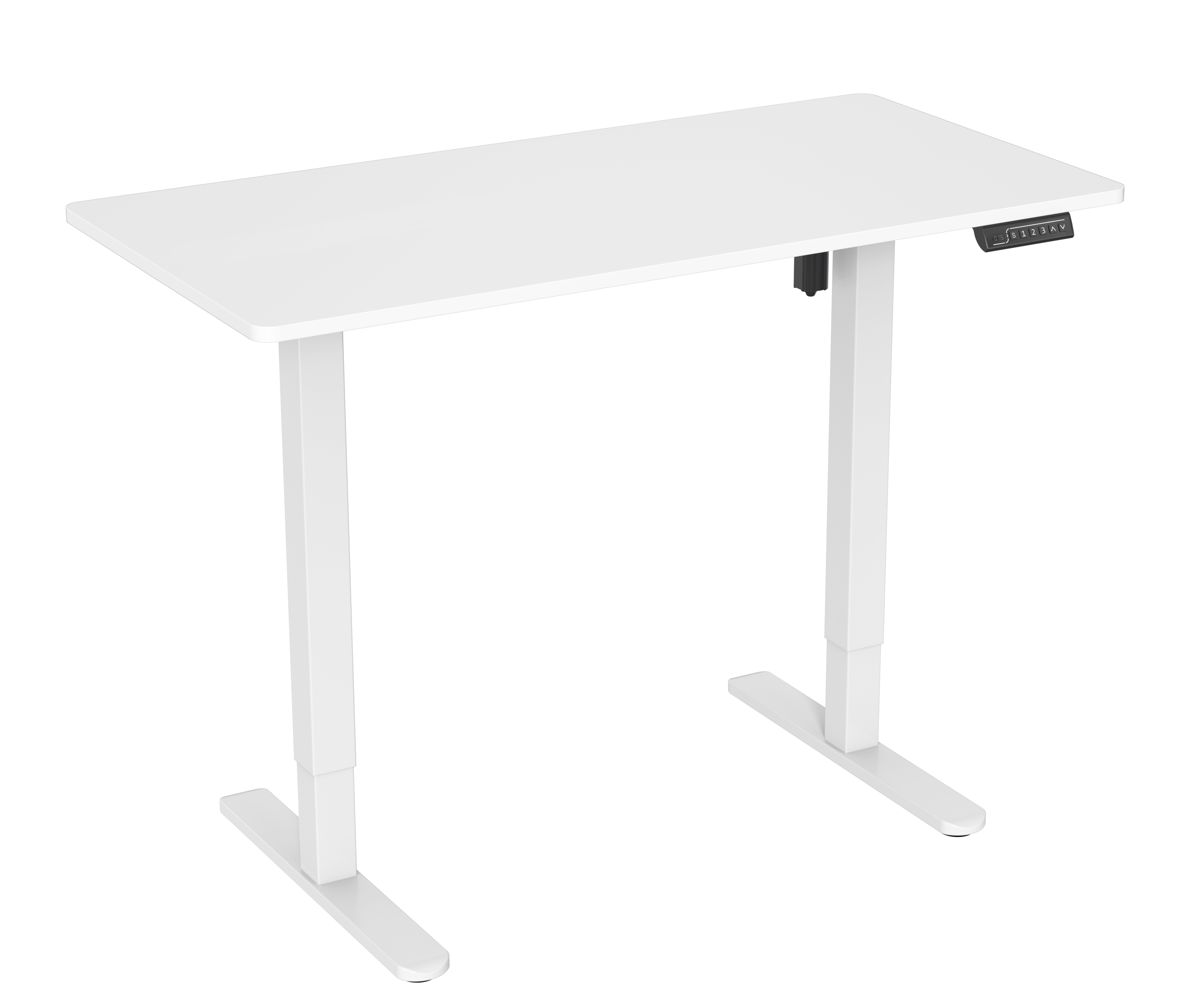Height Adjustable Electric Computer Desk with Wood Top, Single Motor – V-MOUNTS JSD5-01-1P