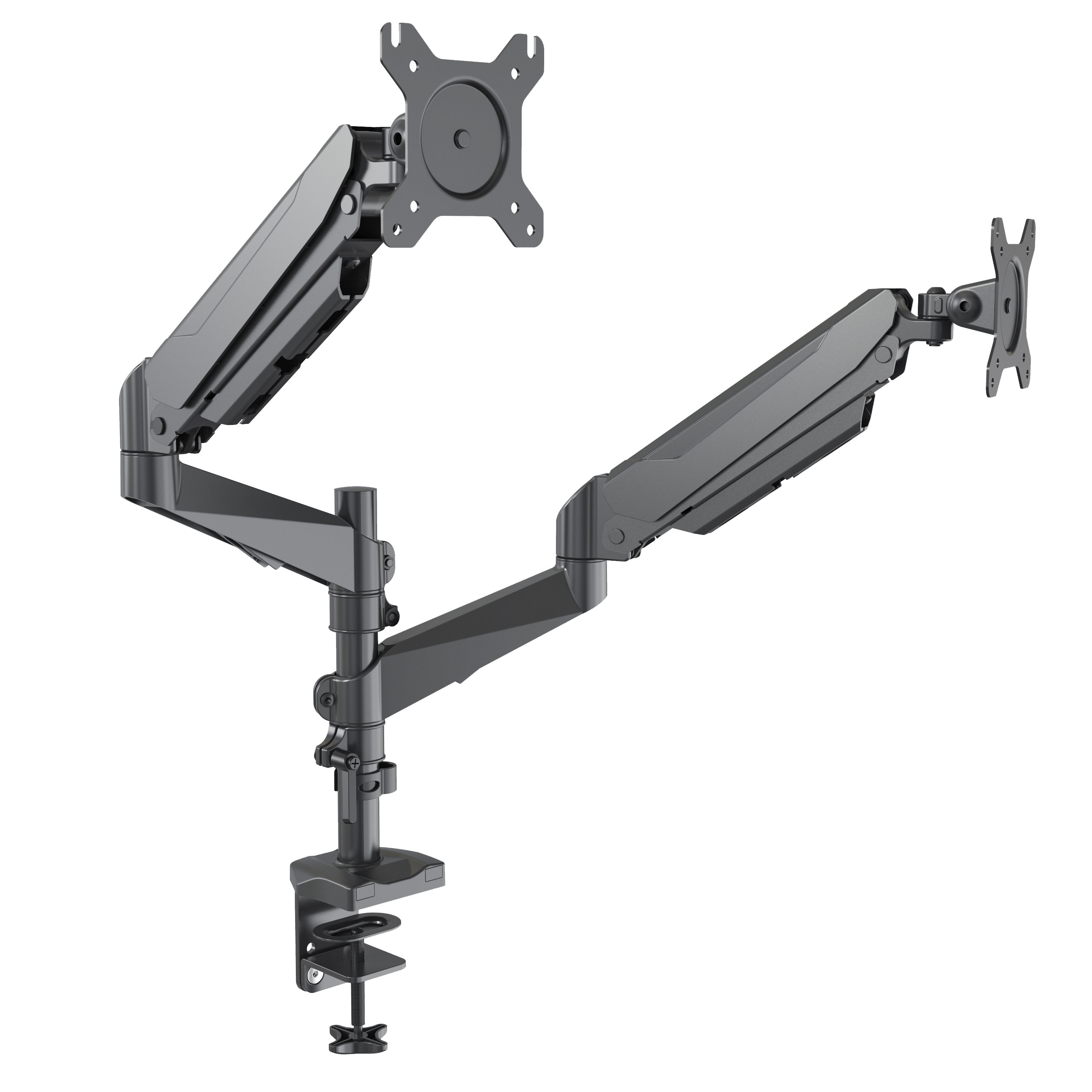 Dual Monitor Stand with Gas Spring & Quick Insert VESA Mount | V-MOUNTS VM-GM324E