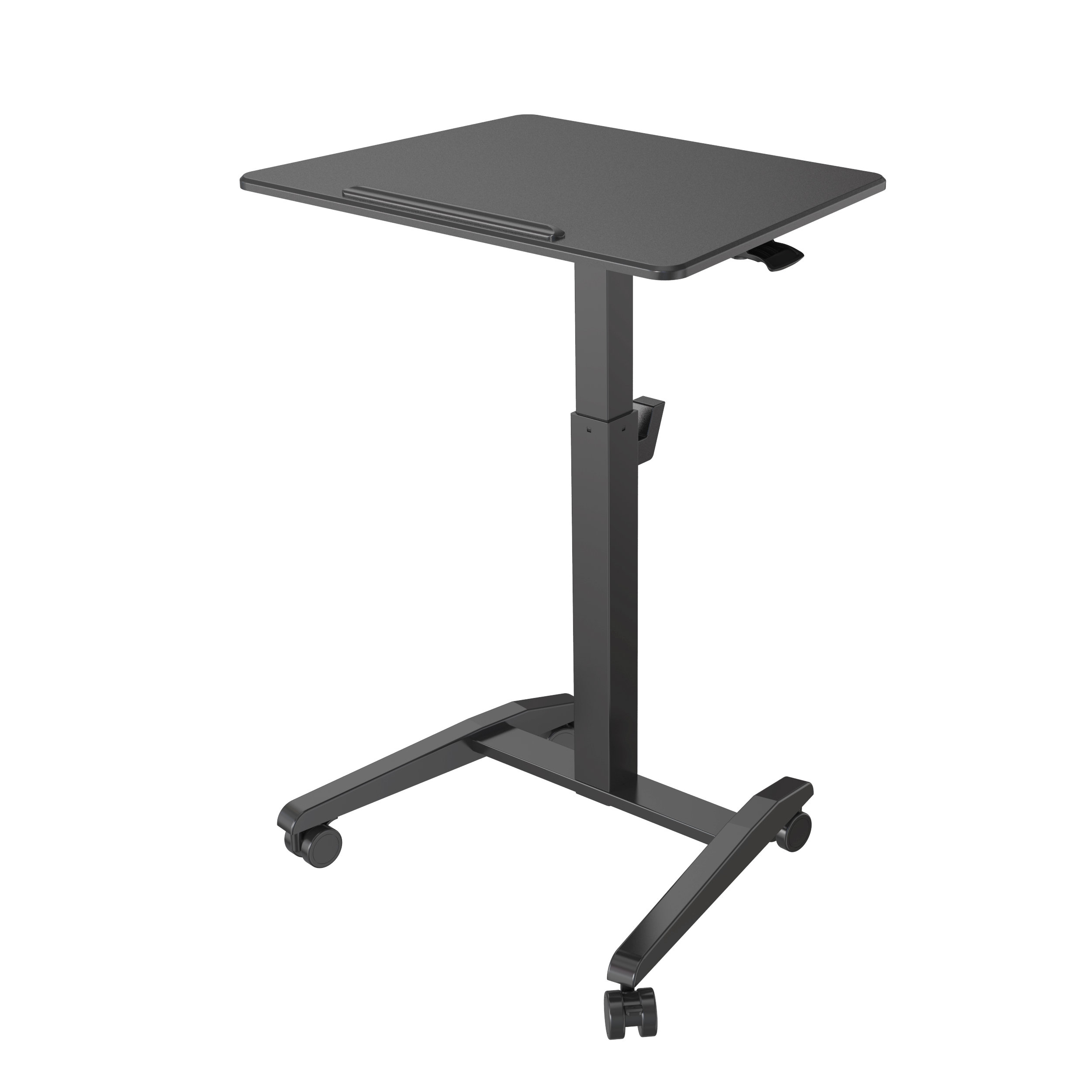 Gas Spring Height-Adjustable Mobile Laptop Desk with Hook – V-MOUNTS VM-FDS112B