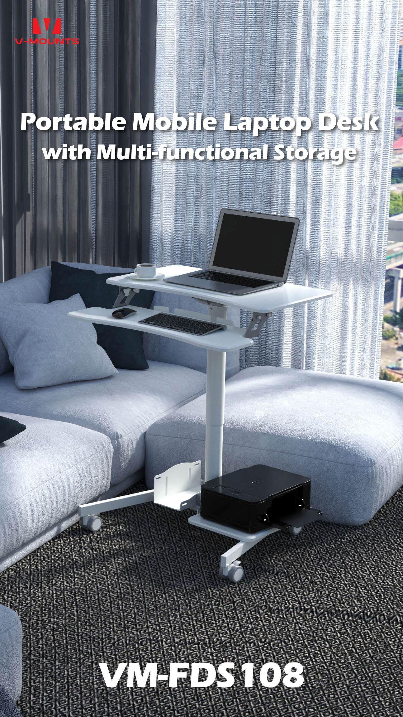 V-MOUNTS Mobile Laptop Desks FDS108