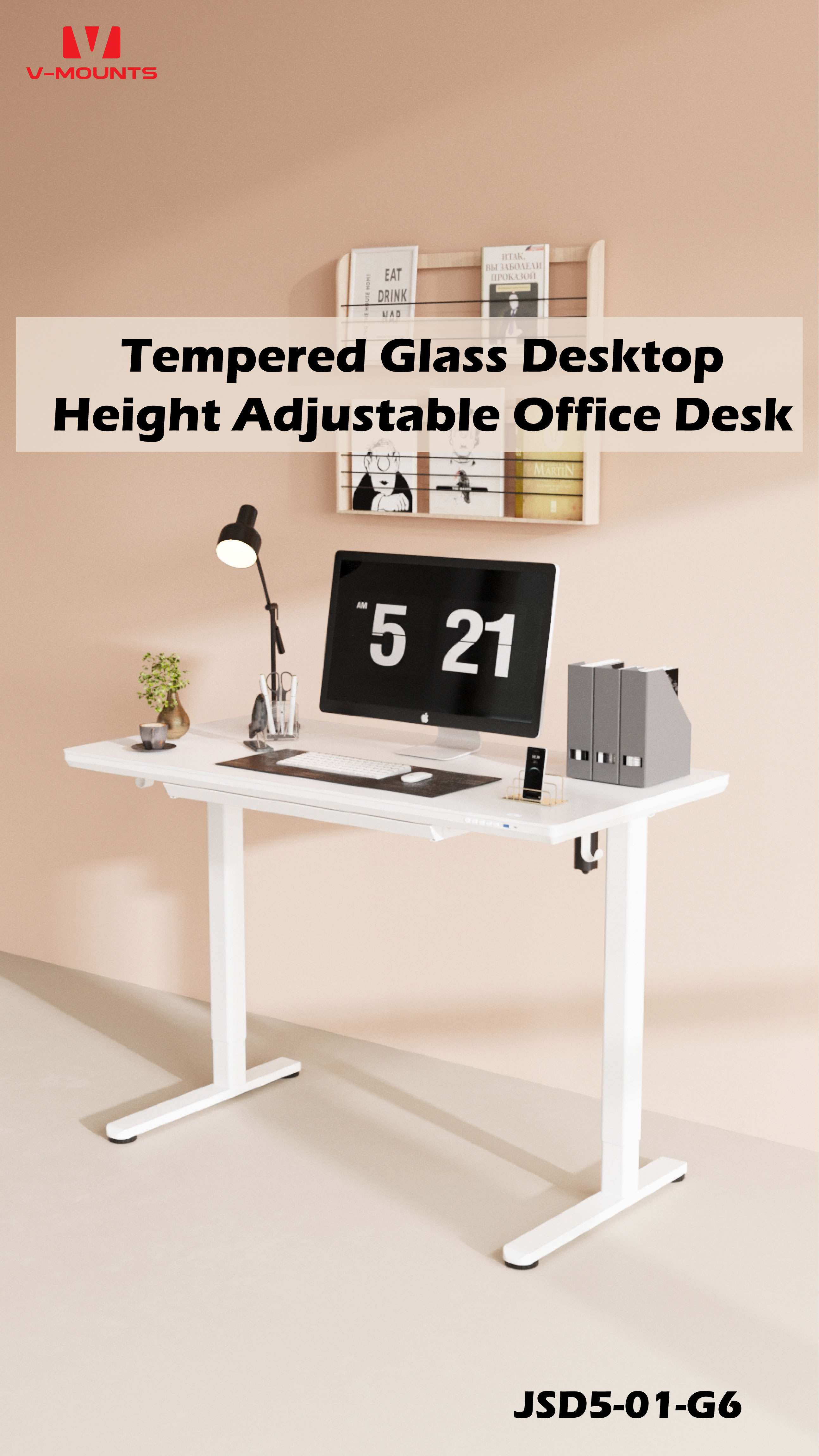 V-MOUNTS Electric Sit to Stand Desks JSD5-01-G6