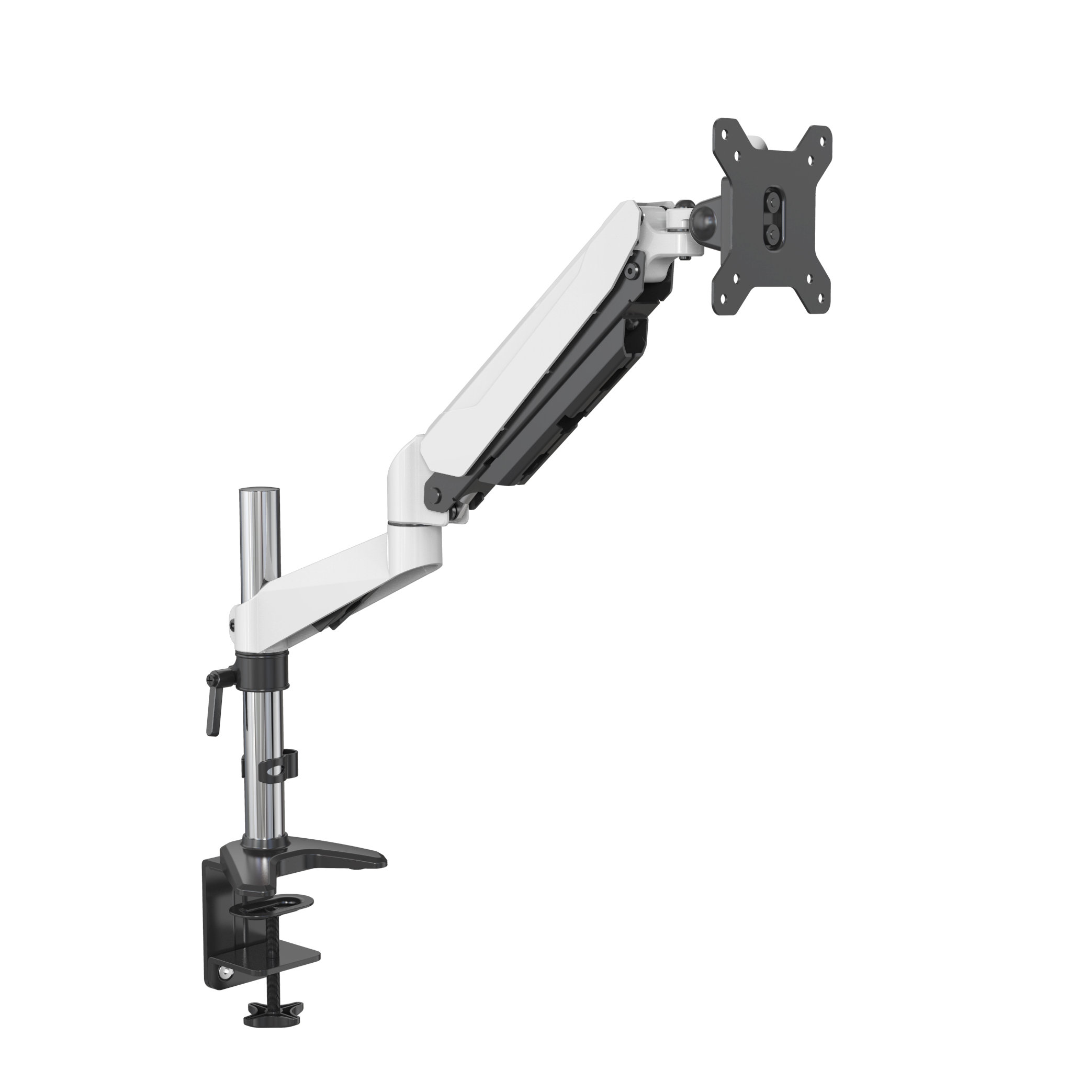 Quick Insert Gas Spring Monitor Arm with Cable Management | V-MOUNTS VM-GM312D