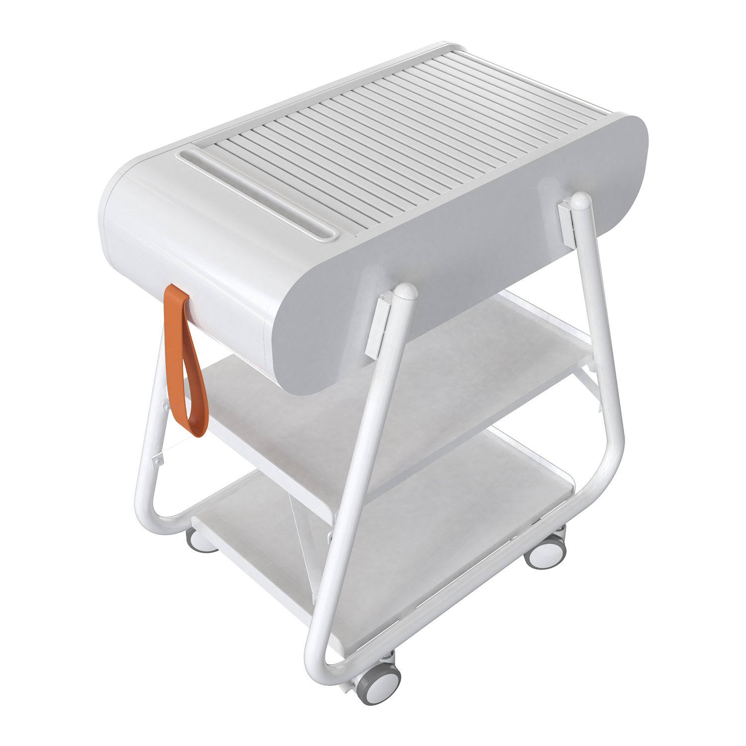Mobile Storage Shelves with 3 Layers and Pull Door – V-MOUNTS VM-FDM001