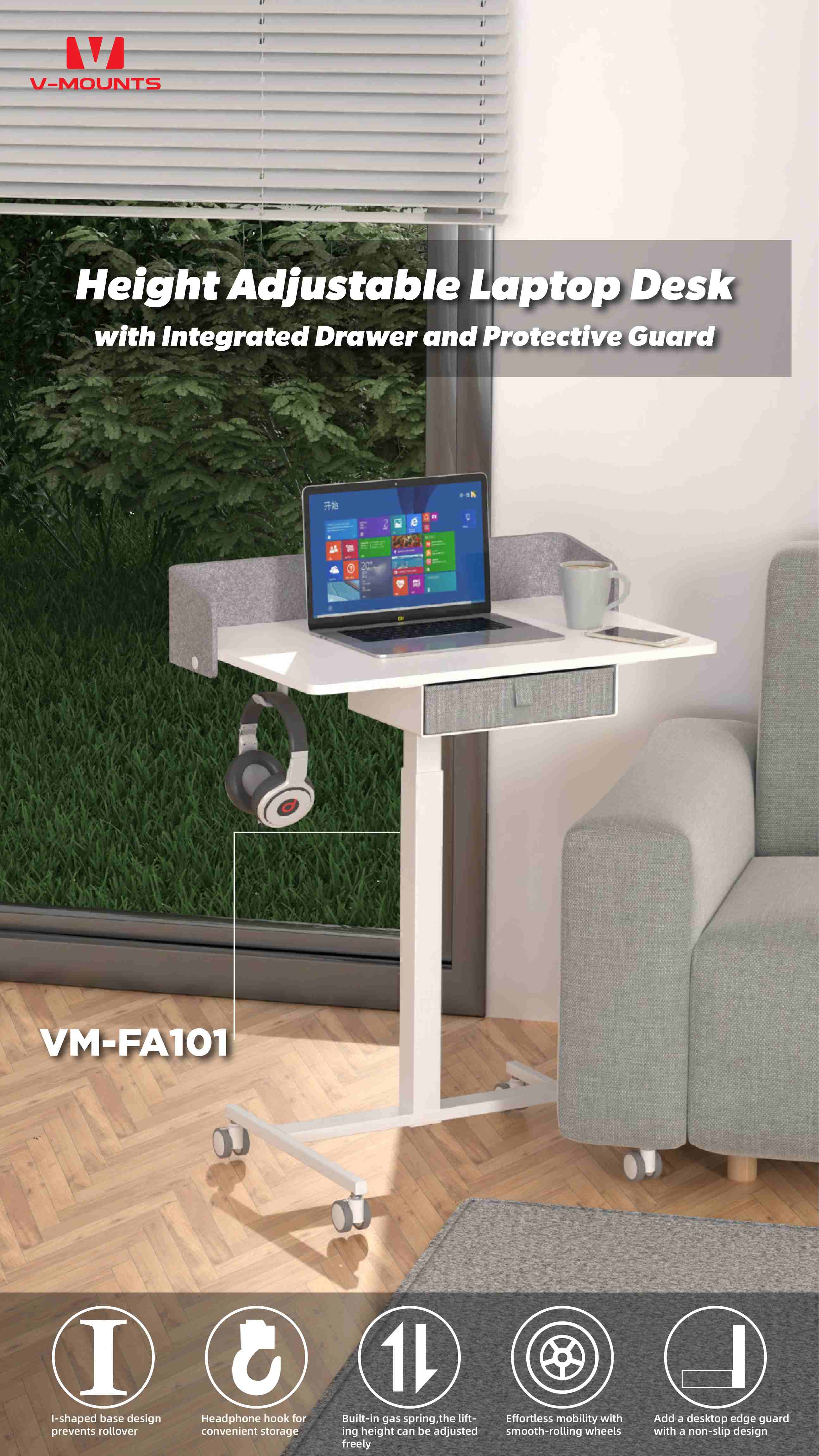 V-MOUNTS Mobile Laptop Desks FA101