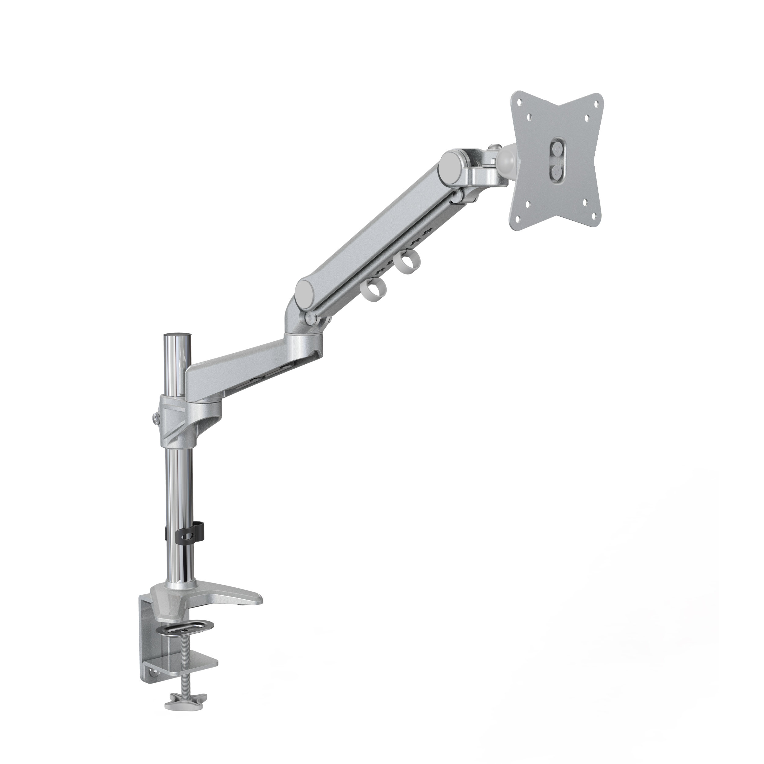 Dual Monitor Mount with Mechanical Spring & Quick Insert Design V-MOUNTS VM-DS312D