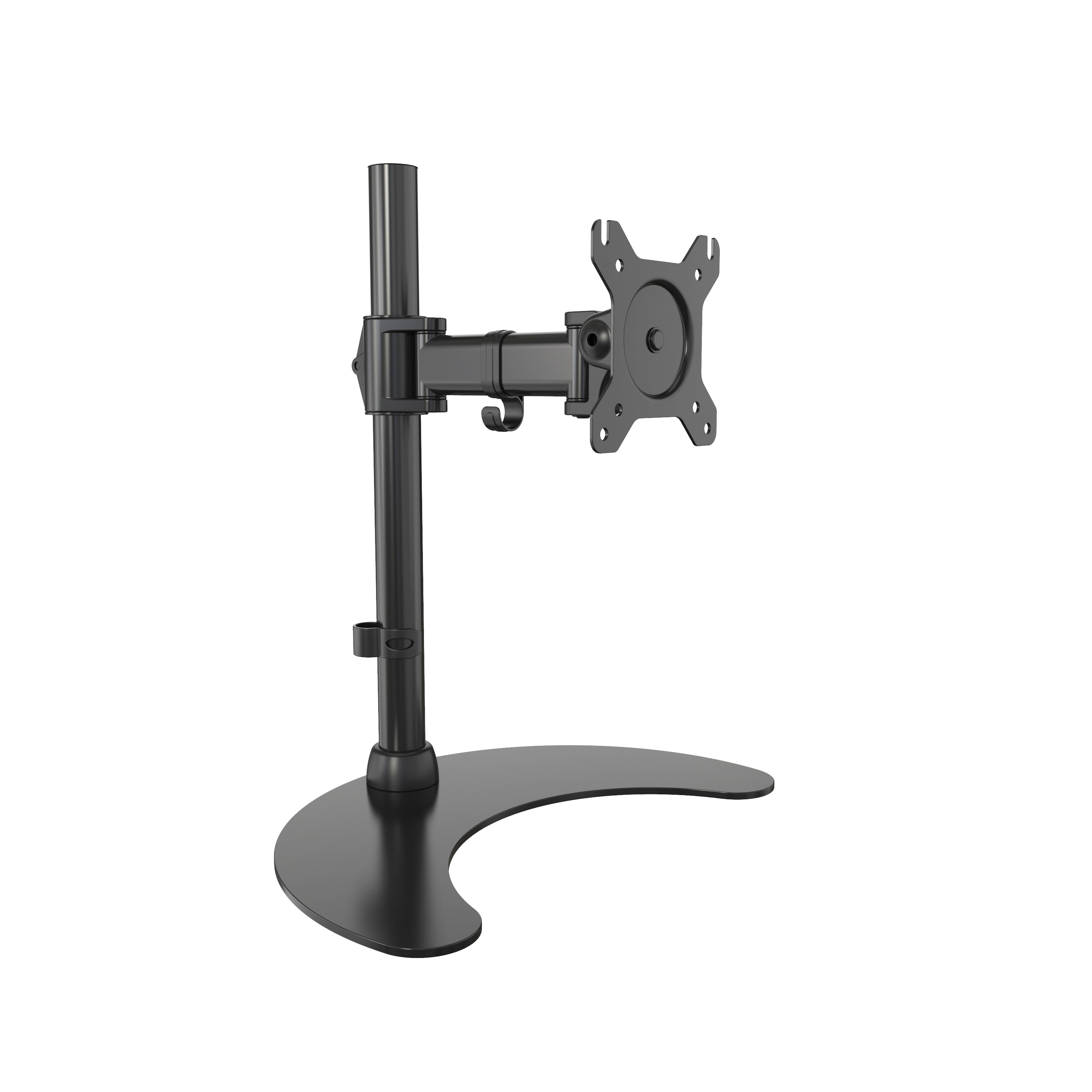 SpaceErgo Modern Manual Adjustable Monitor Desk Arm with Sturdy Base V-MOUNTS VM-D27S