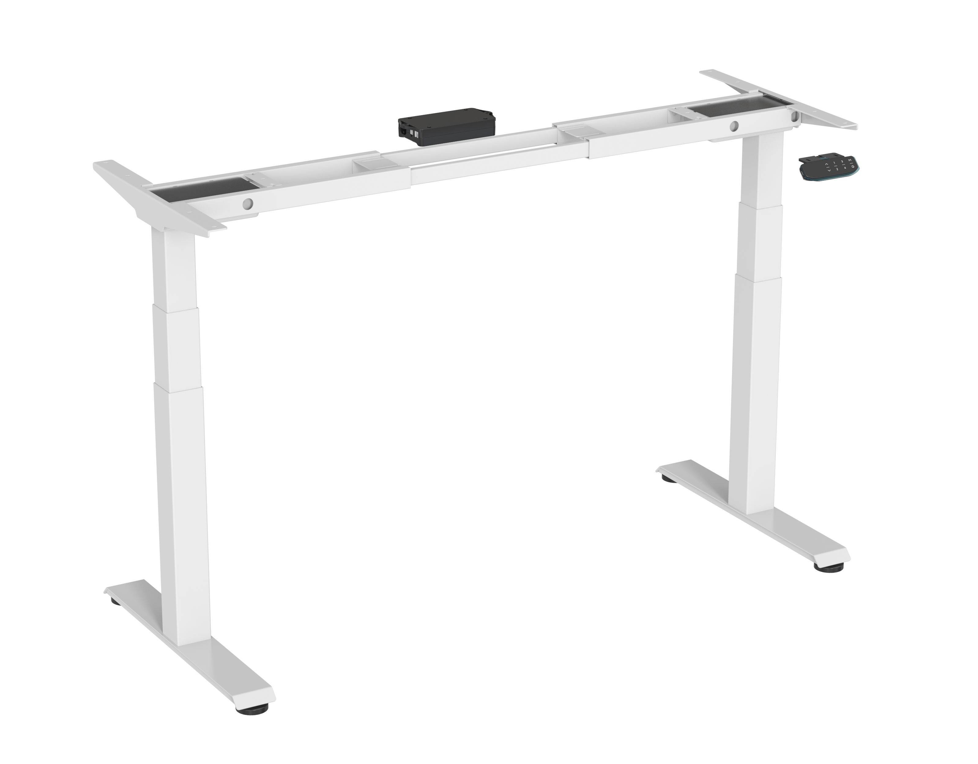 Brushless Dual Motor Electric Standing Desk with 3-Stage Legs – V-MOUNTS JSD2BLM-01-3-Z