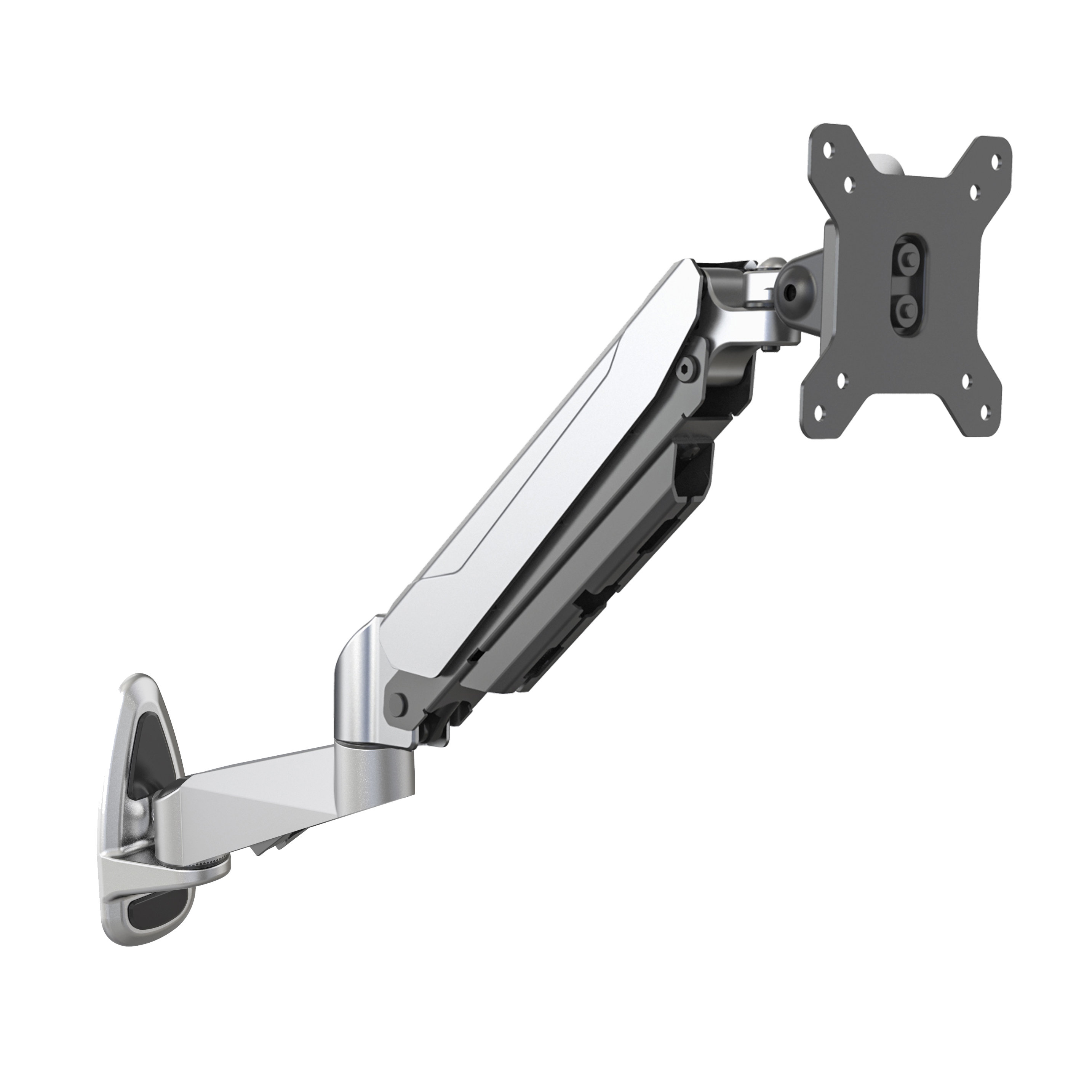 Wall Mounted Single Monitor Arm with Gas Spring & Tilt | V-MOUNTS VM-GM312W