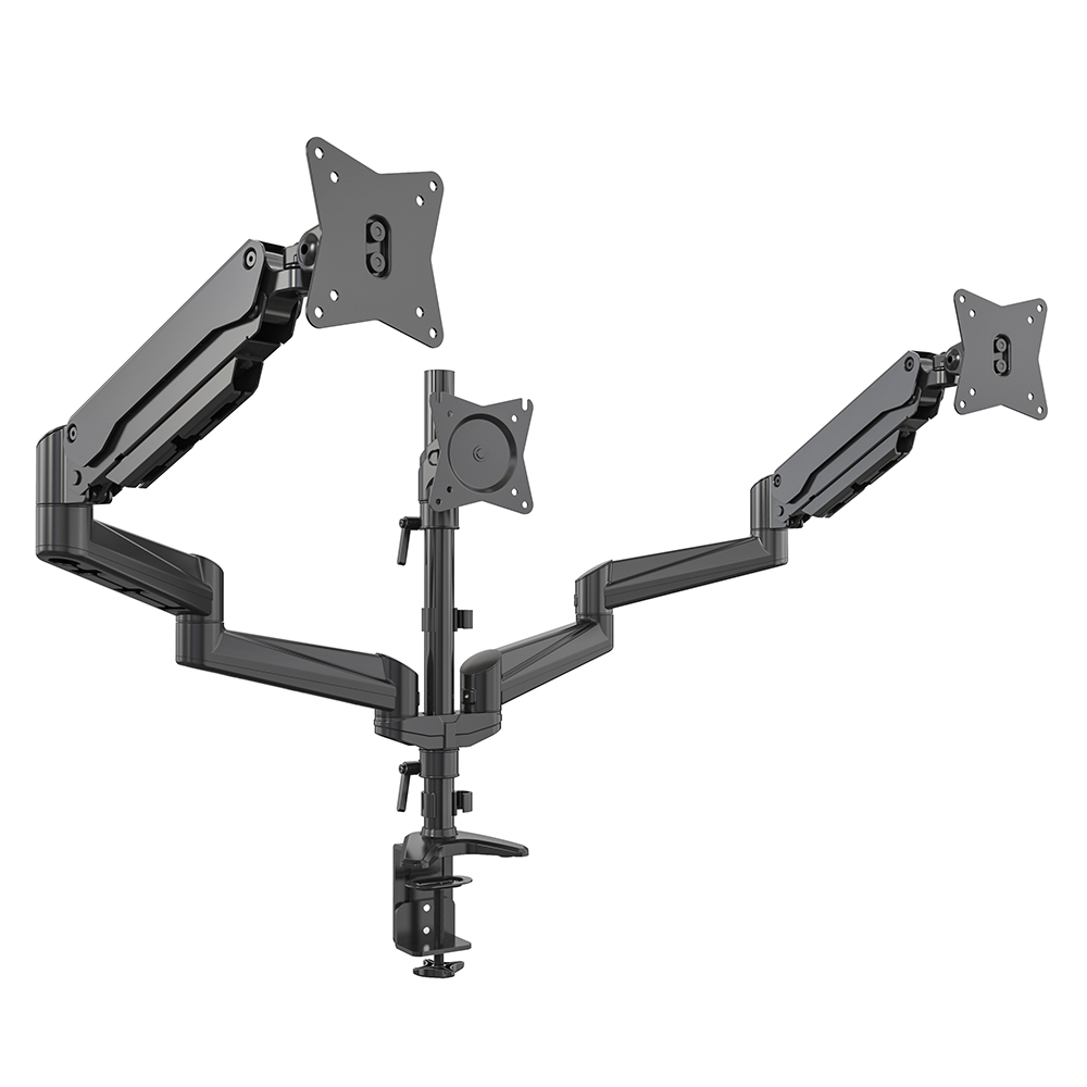 Triple Monitor Gas Spring Desk Mount with Free Hover & Cable Management – V-MOUNTS VM-GA36