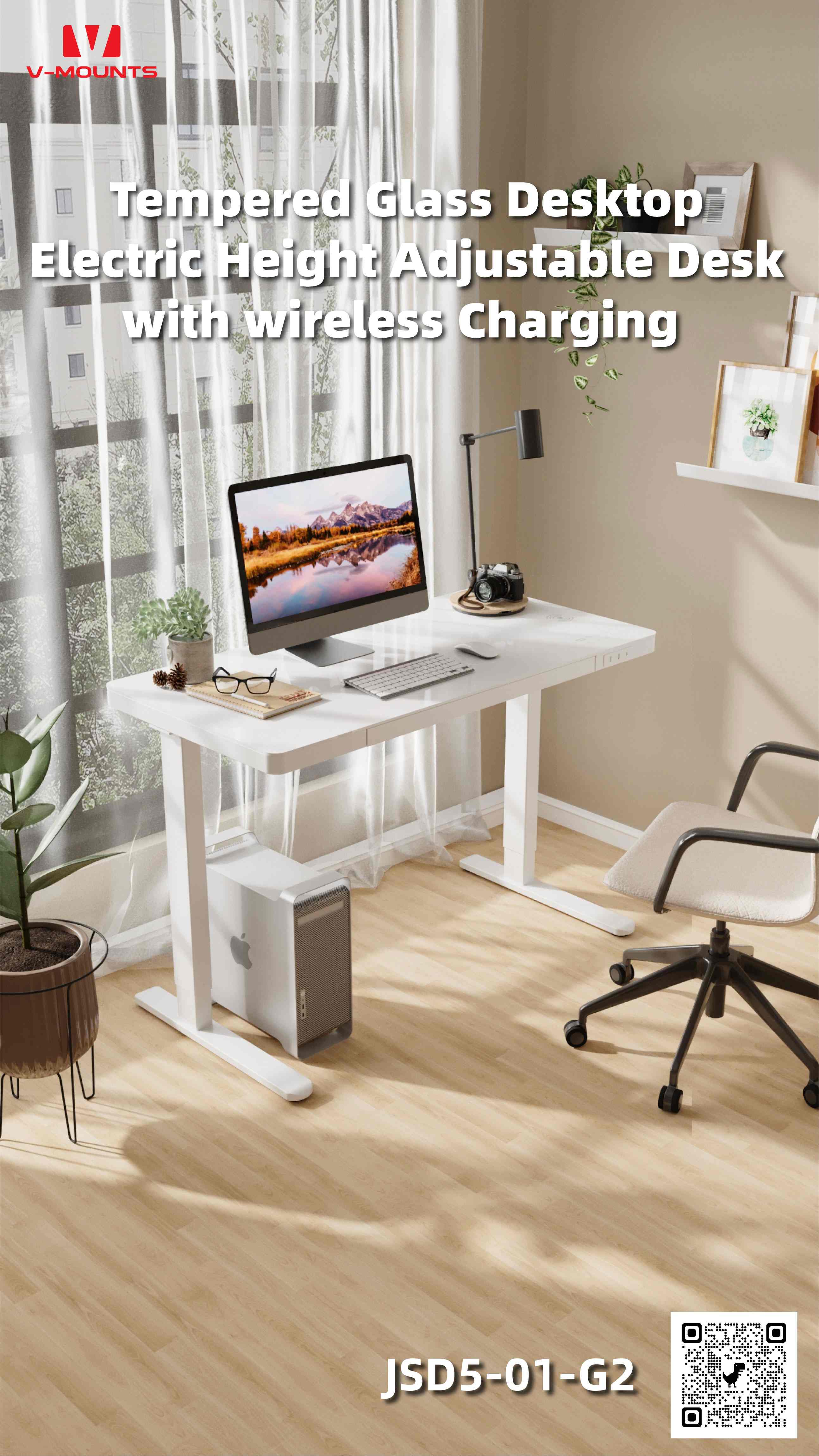 V-MOUNTS Electric Sit to Stand Desks JSD5-01-G2
