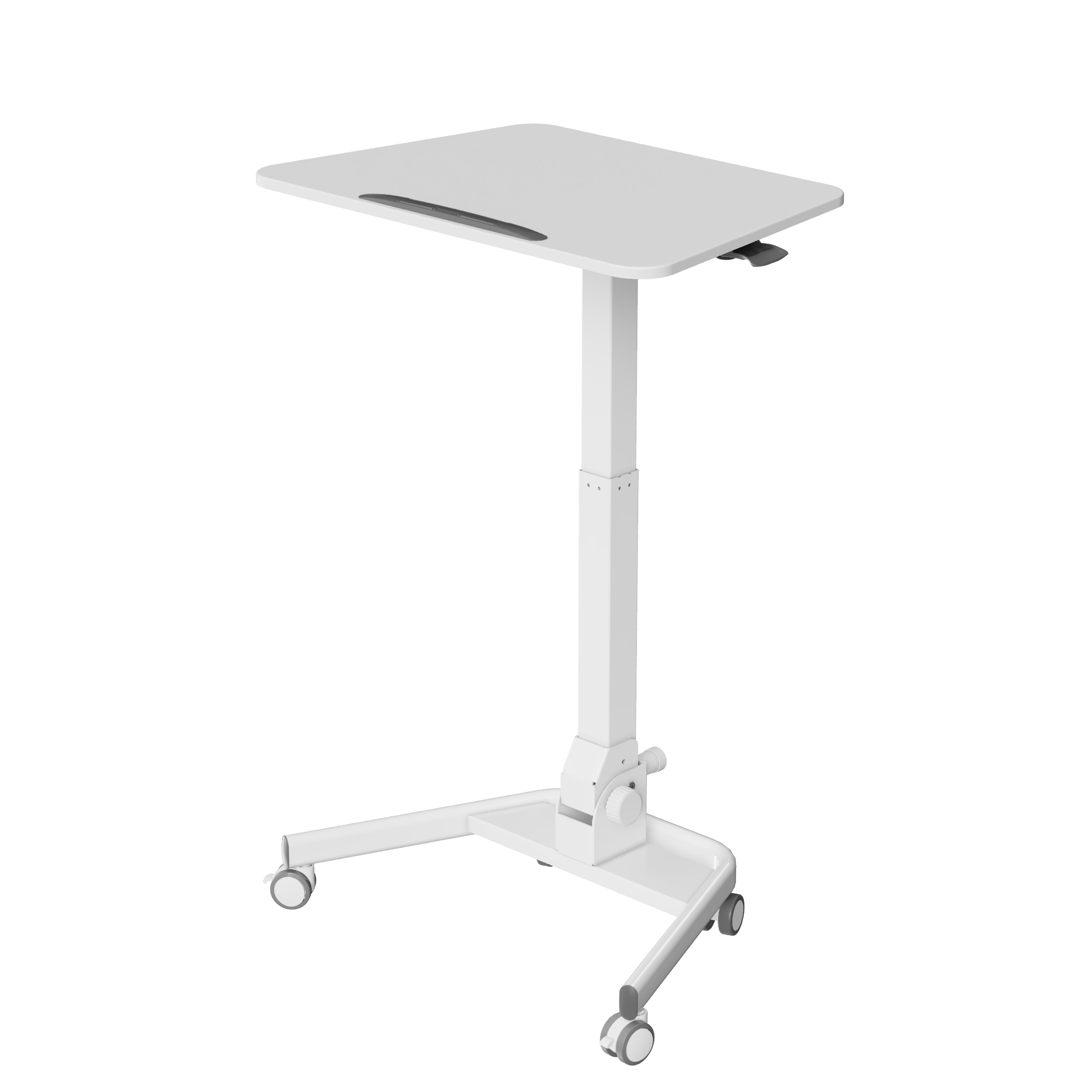 Modern Ergonomic Height Adjustable Metal Mobile Laptop Desk with Gas Spring – V-MOUNTS VM-FDS109