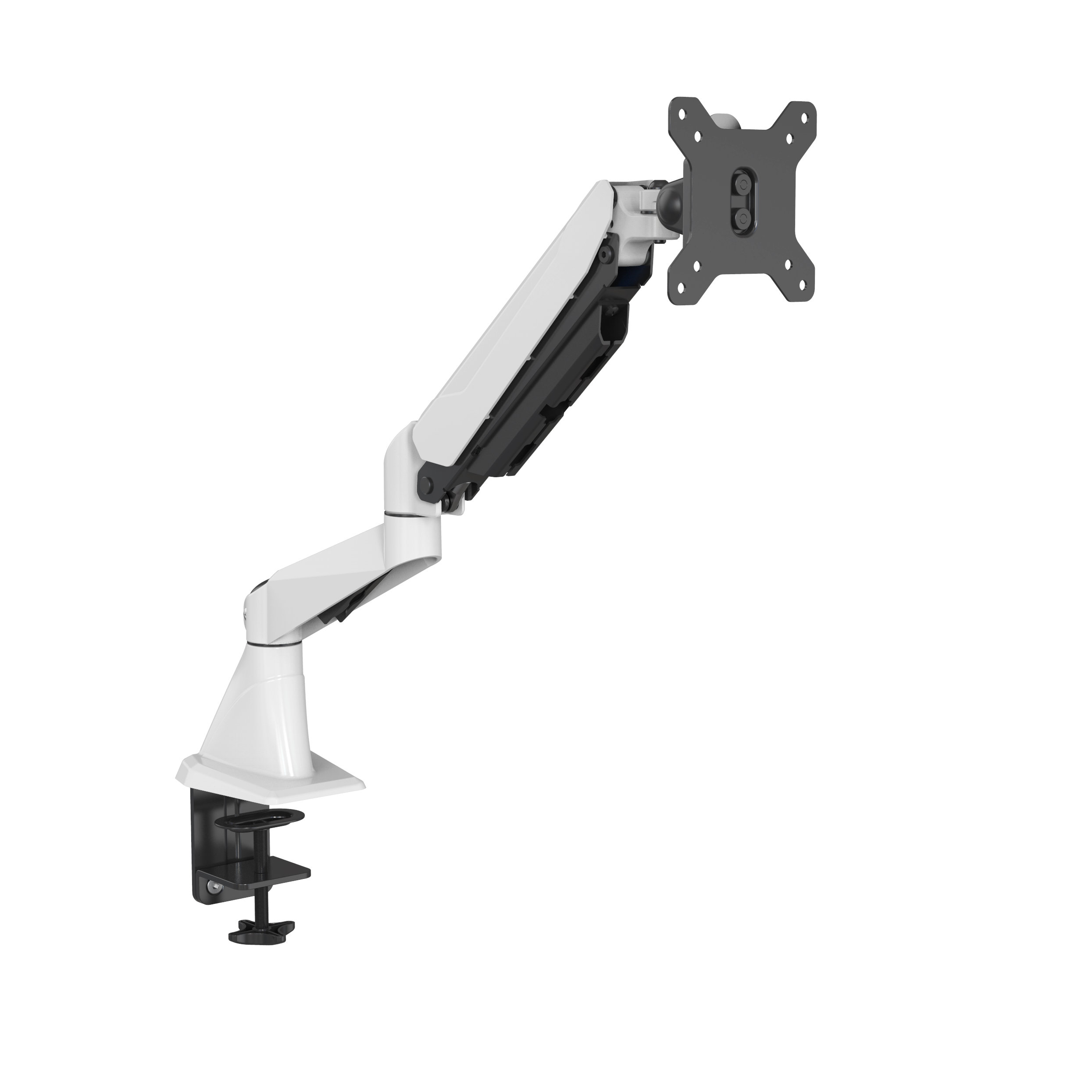 Adjustable Single Monitor Arm with Gas Spring & Cable Management | V-MOUNTS VM-GM312F