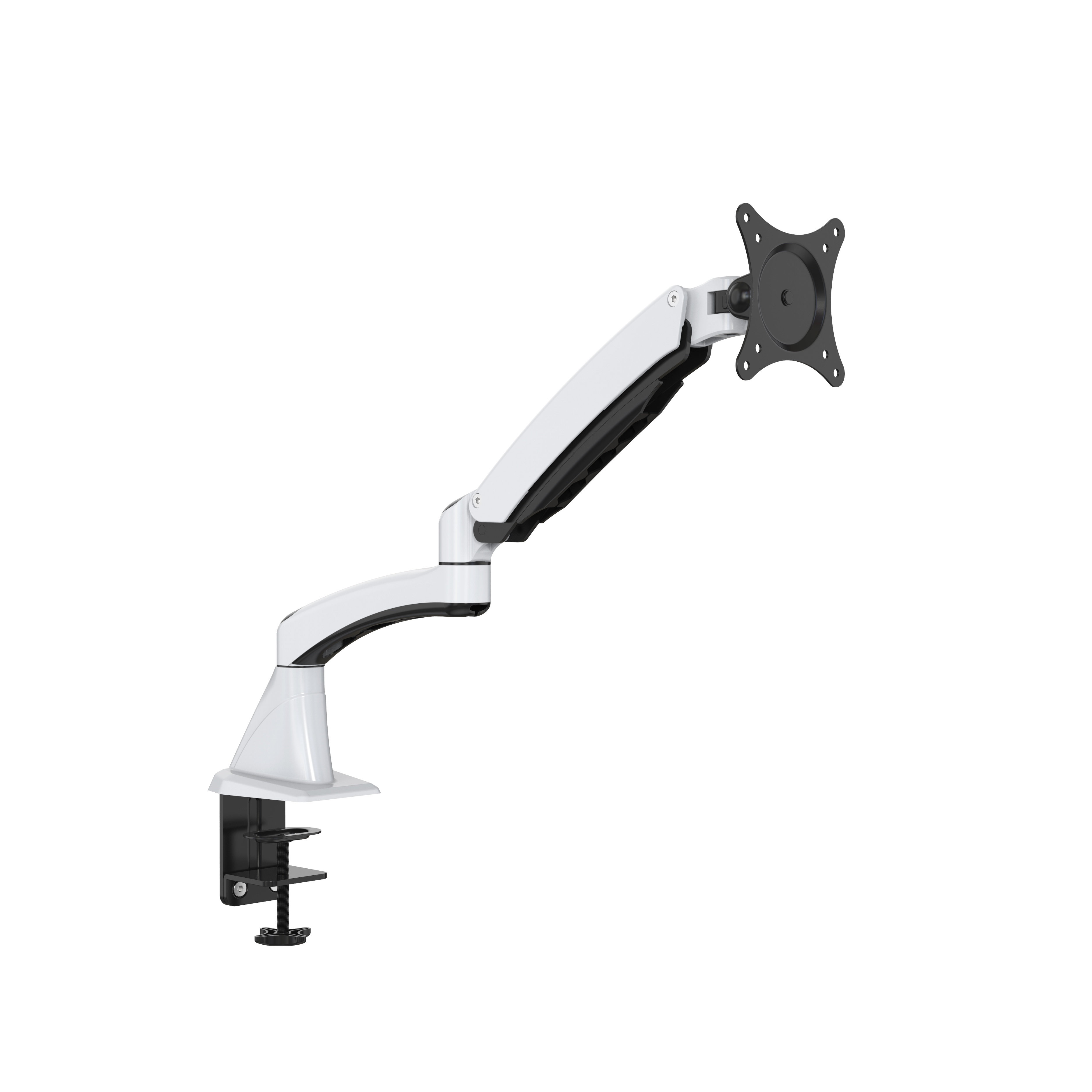 Height Adjustable Single Monitor Arm with 360° Rotation – V-MOUNTS VM-DS112F