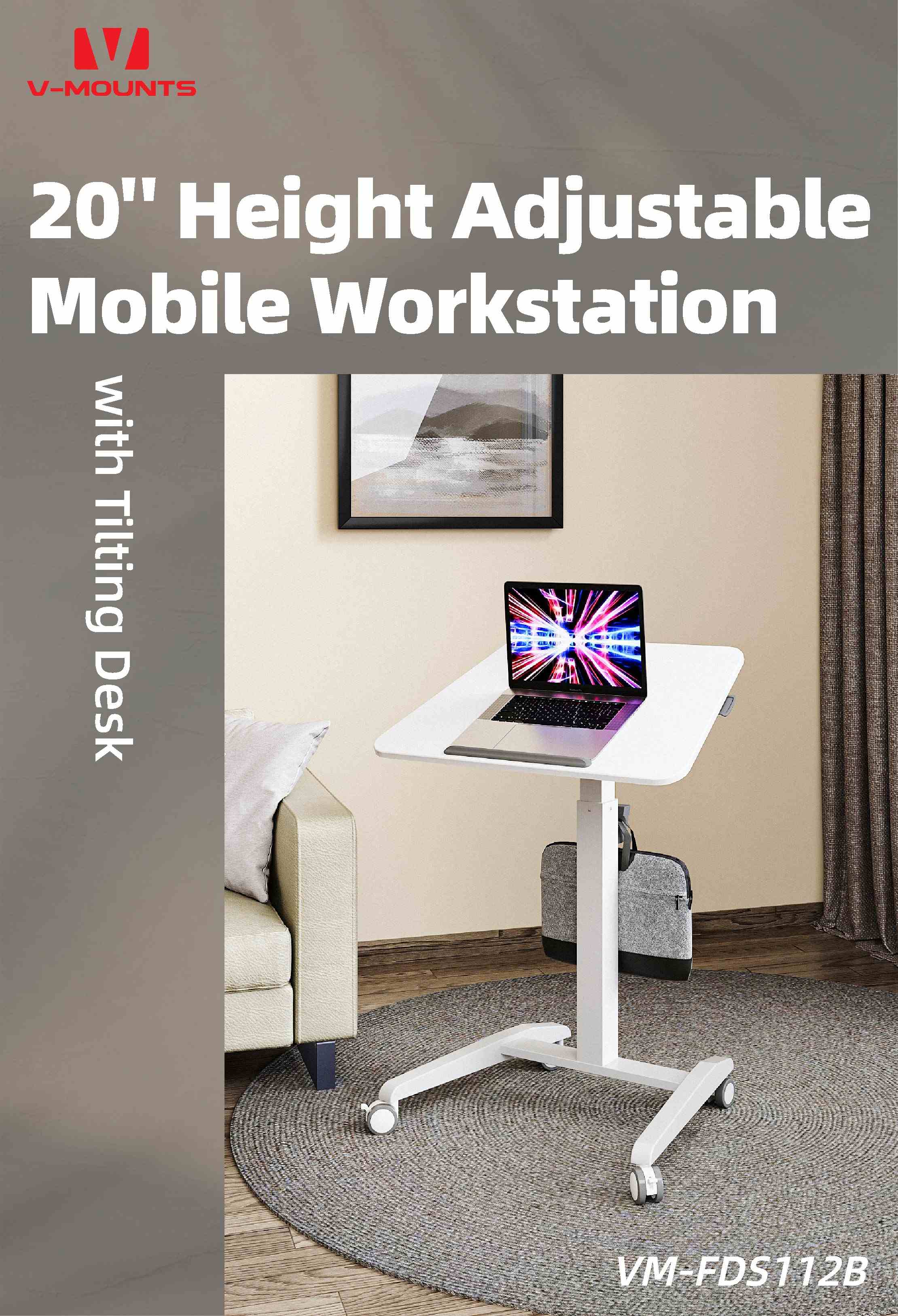 V-MOUNTS Mobile Laptop Desks FDS112B