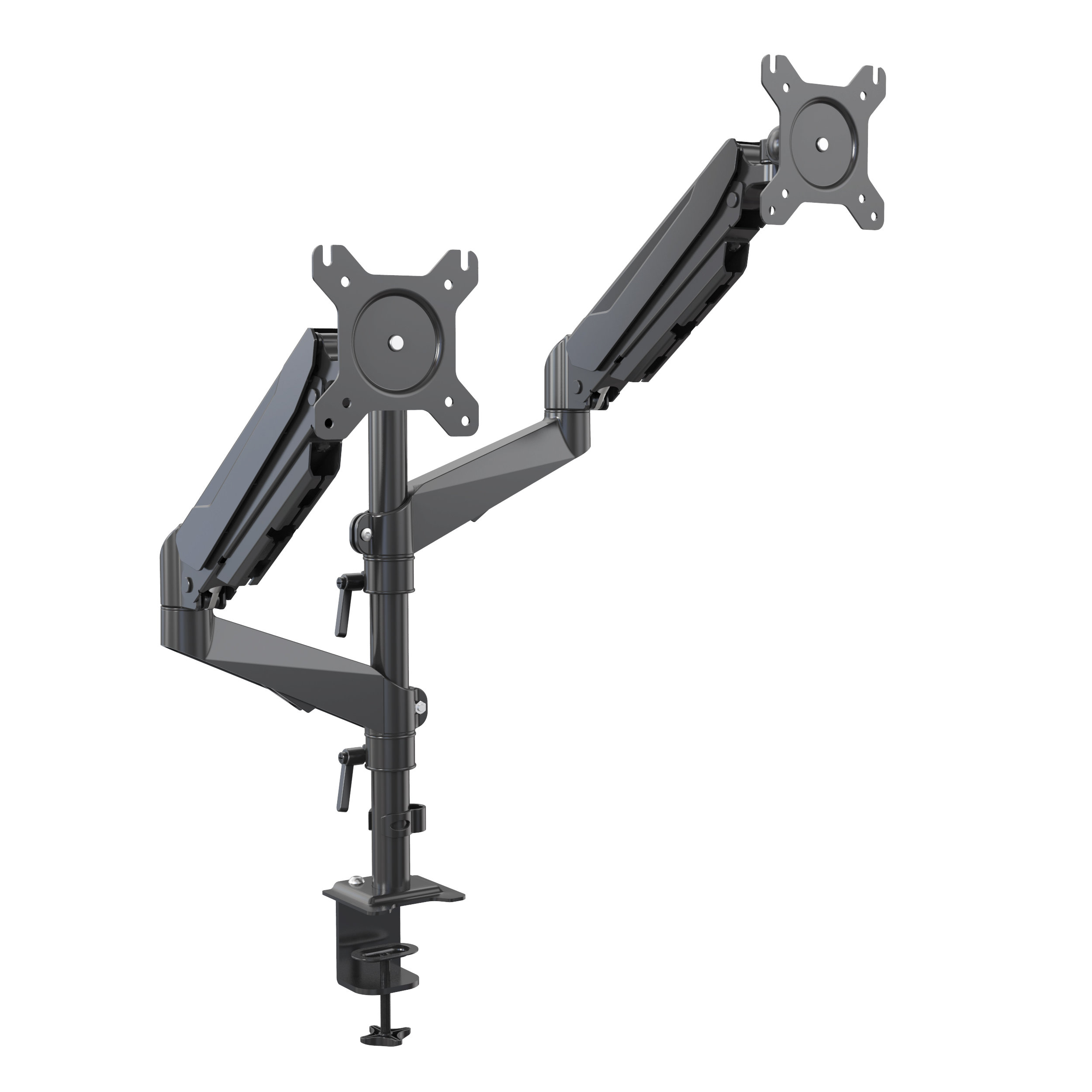 Dual Monitor Arm Desk Mount with Gas Spring & Cable Management | V-MOUNTS VM-GM324YD