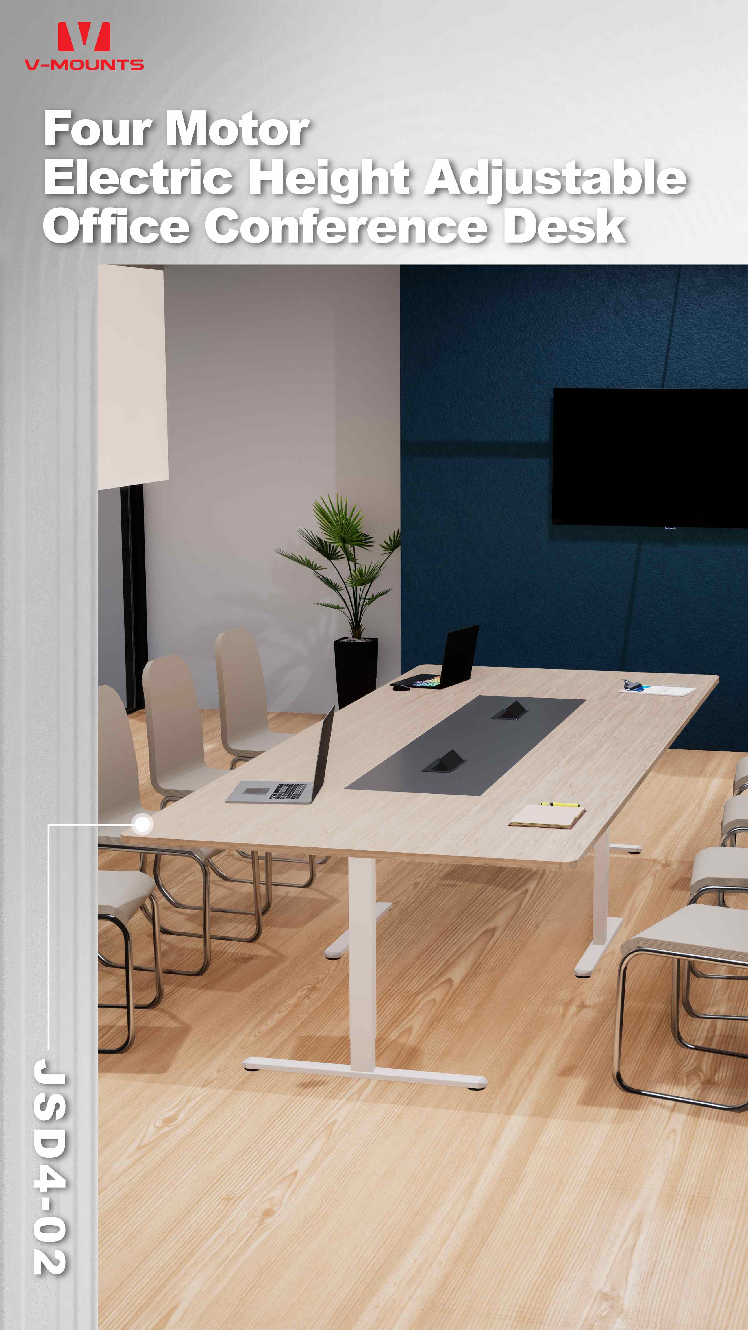 V-MOUNTS Electric Sit to Stand Desks JSD4-02