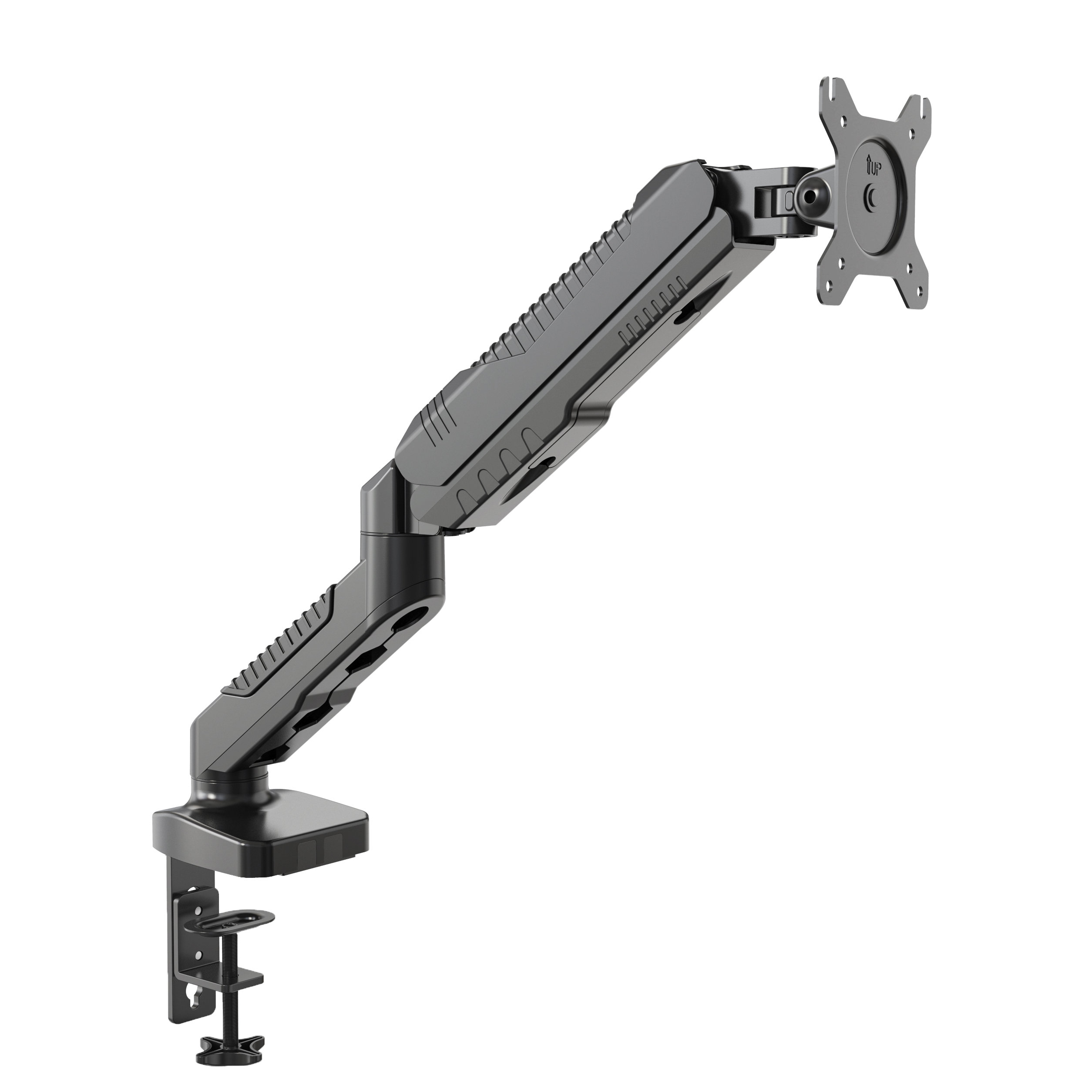Gas Spring Single Monitor Stand with External Alignment & Cable Management V-MOUNTS VM-GC12