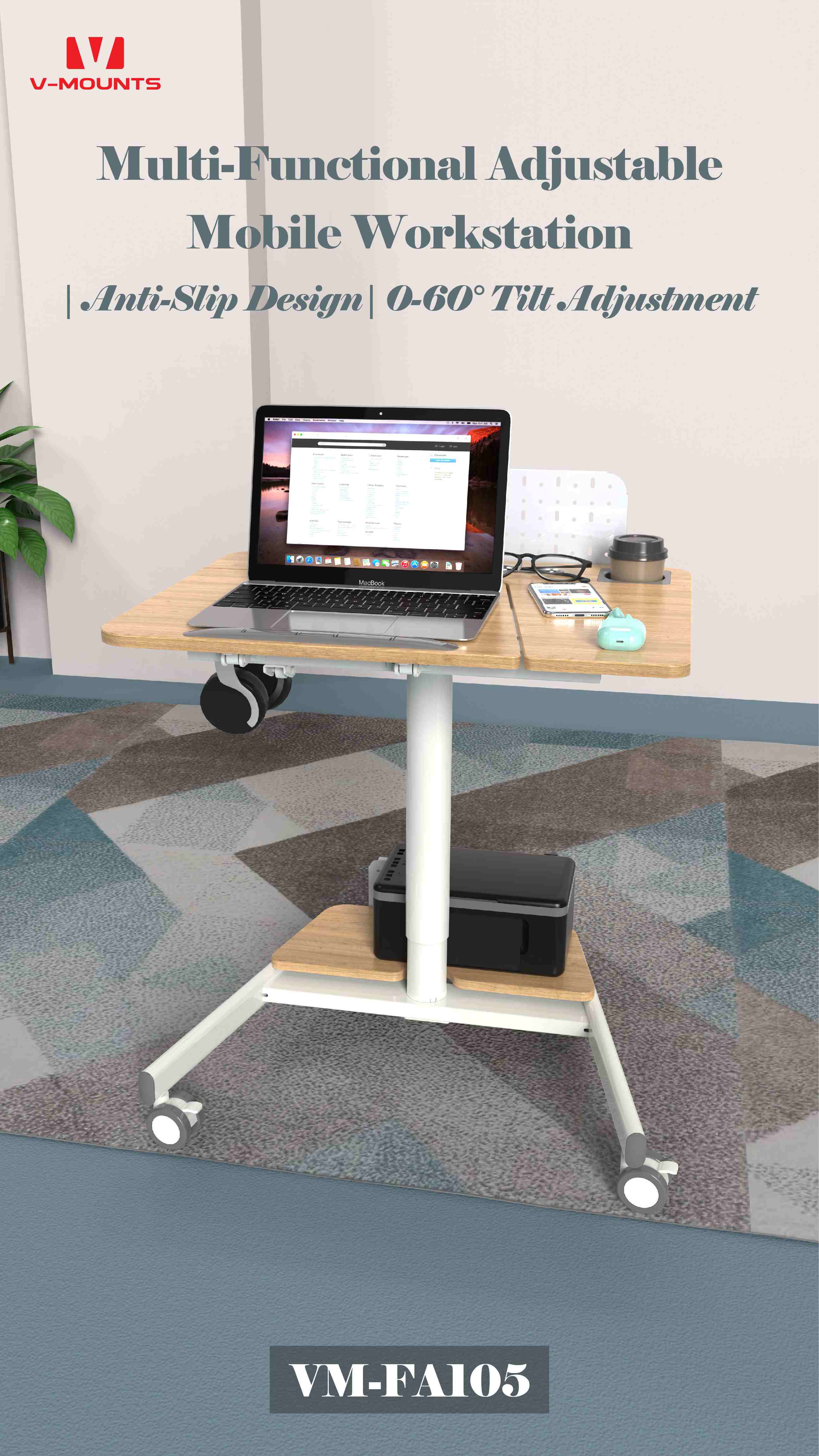 V-MOUNTS Mobile Laptop Desks FA105