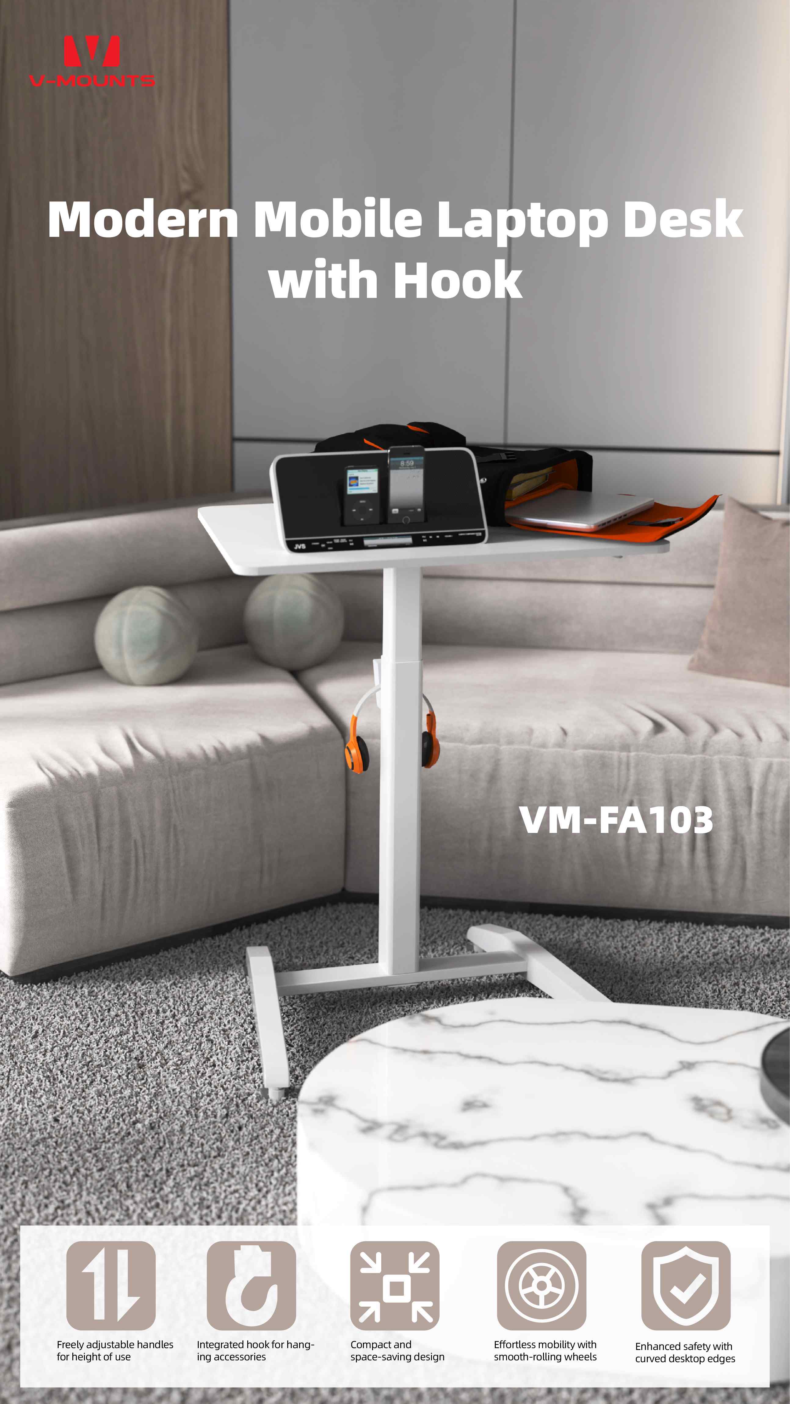 V-MOUNTS Mobile Laptop Desks FA103