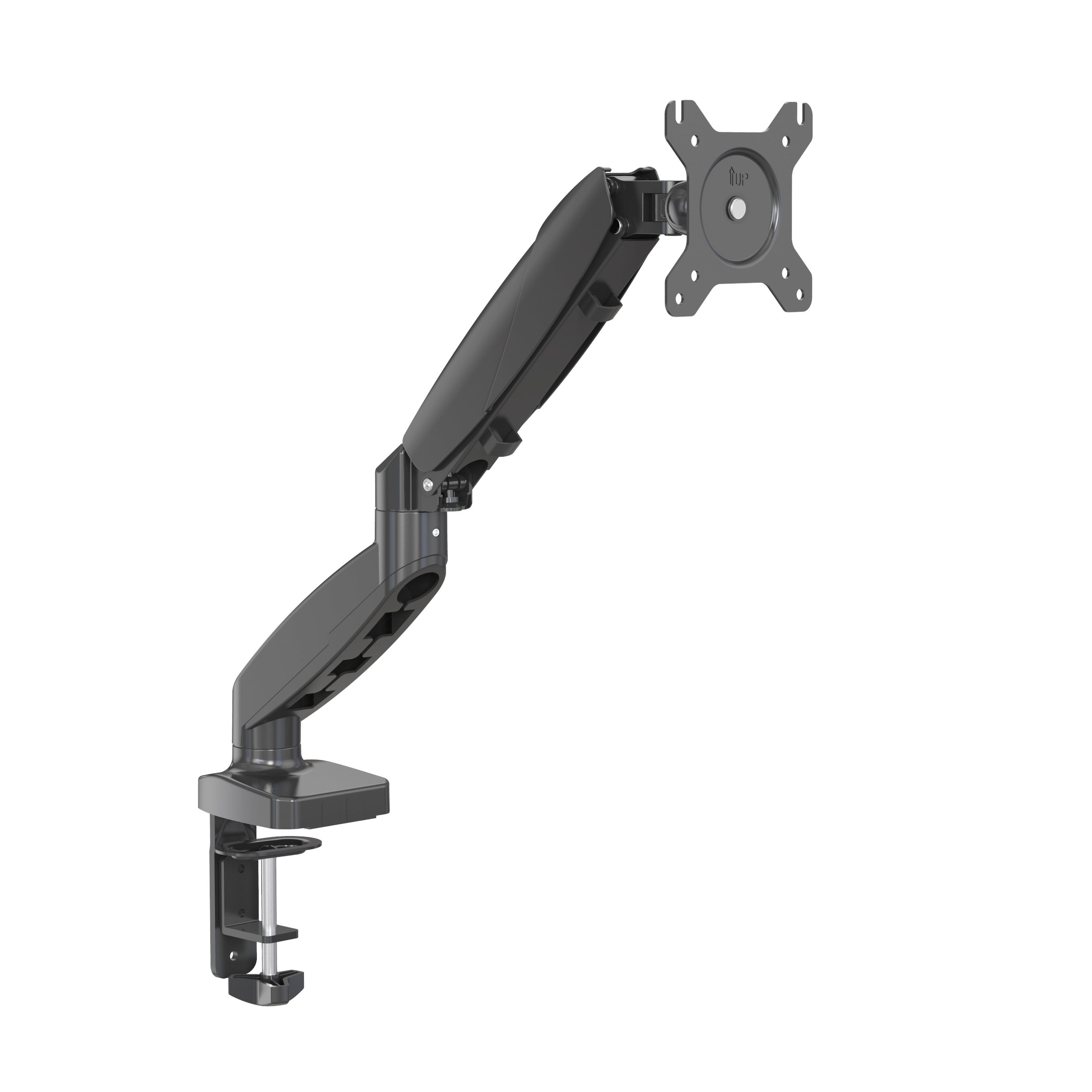Height Adjustable Gas Spring Monitor Arm for 15-32