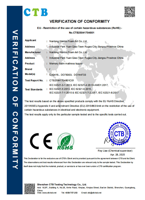 OUR HONORARY CERTIFICATE