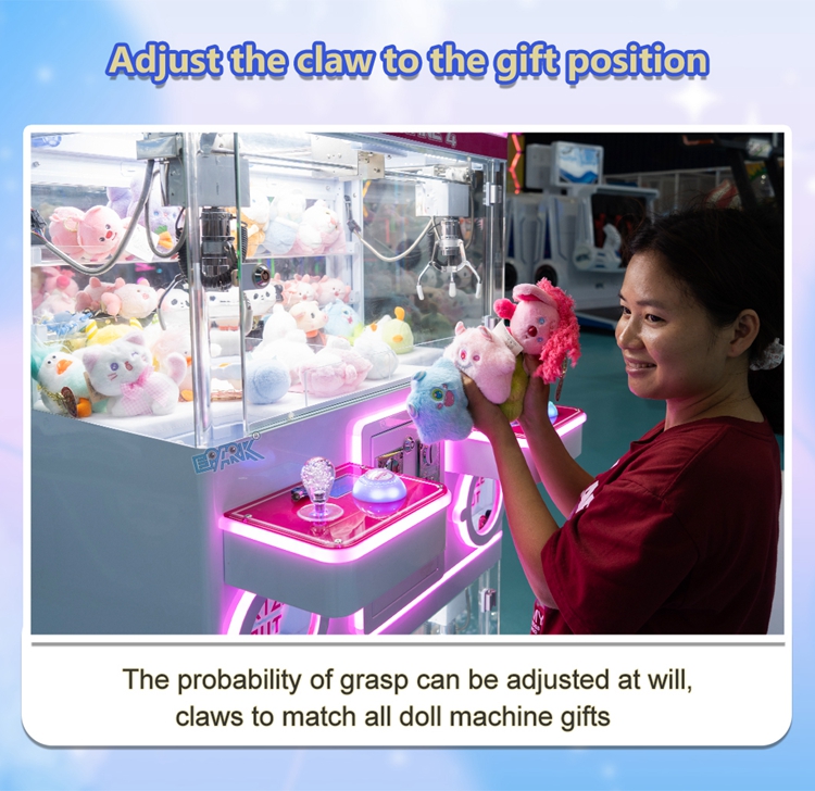 Mini Plush Toy Claw Crane Machine Crane Machine Claw Candy Claw Machine details