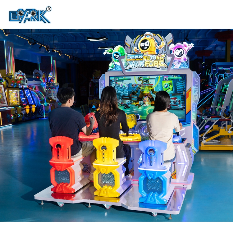 Coin Operated 3 PLayers Arcade Gun Shooting Game Machine