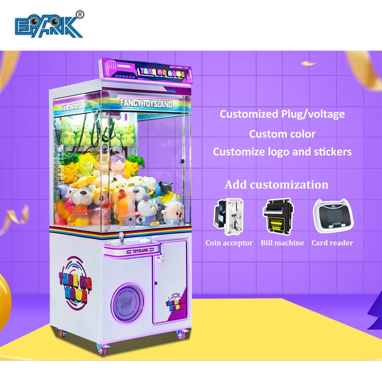 Full Transparent Crane Claw Machine