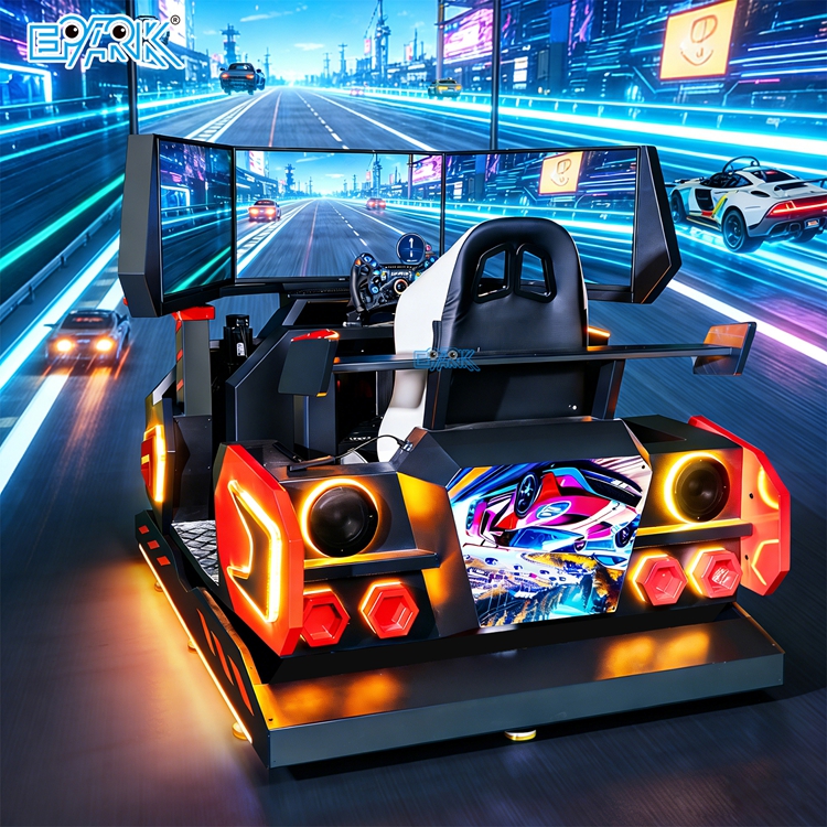 מכונת סימולטור מרוץ אימרסיבית עם 6 צירים