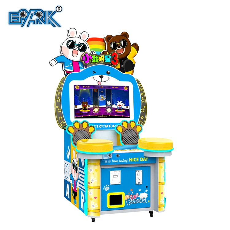 Drum and Dance game Arcade Game Coin Operated Kiddie Rides Game Machine