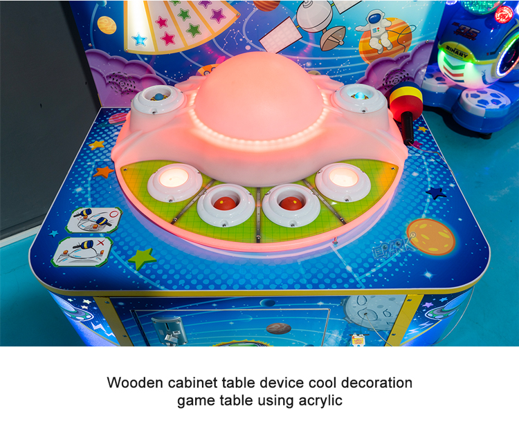 Coin-Operated Hammer Arcade Games Kids Hitting Hammer frog Whack A Mole Redemption Game Machine manufacture