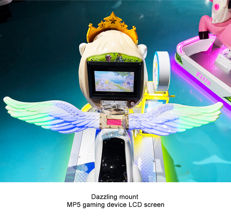 Popular Amusement Park Coin Operated Games Kiddie Ride Kid Swing Machine details