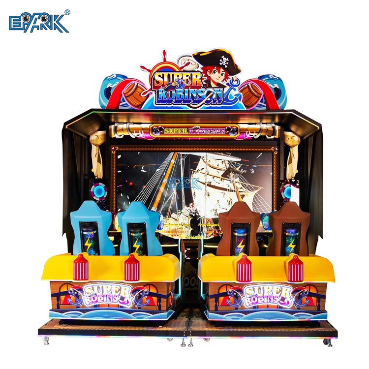  Coin Operated 4 Players Gun Shooting Arcade Game Machine