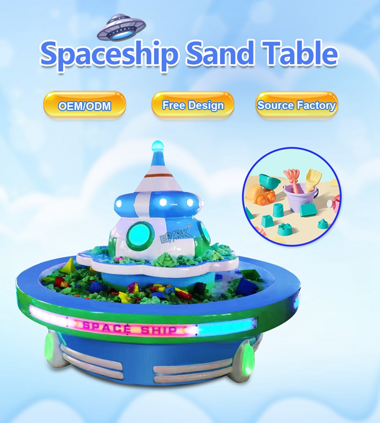 Kids Play Table for Indoor Playground Sand Table with Toys Cute Sand and Water Play Table for Kids manufacture