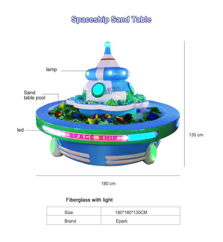 Kids Play Table for Indoor Playground Sand Table with Toys Cute Sand and Water Play Table for Kids manufacture